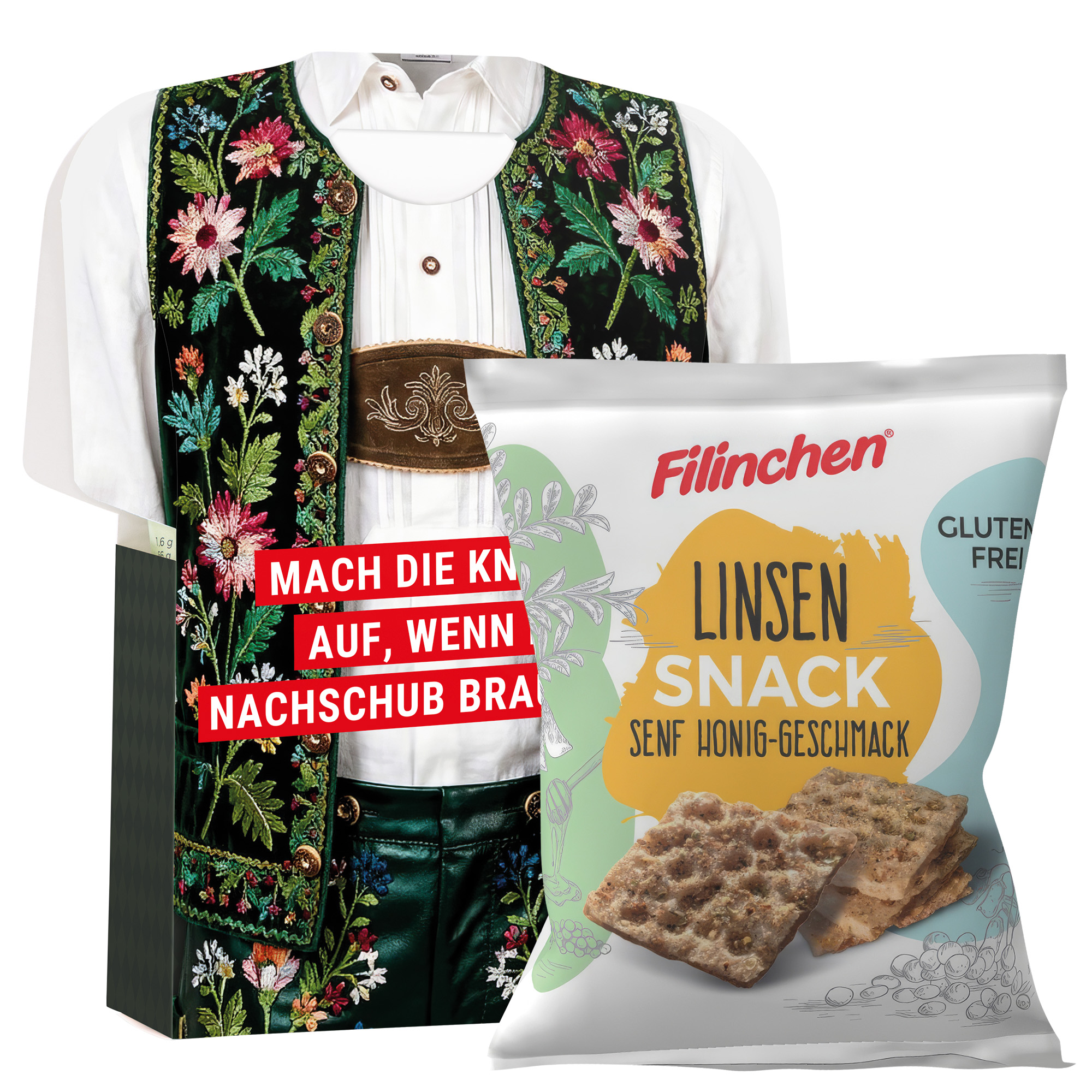 Trikot Box M, Filinchen Erbsen Snack Paprika