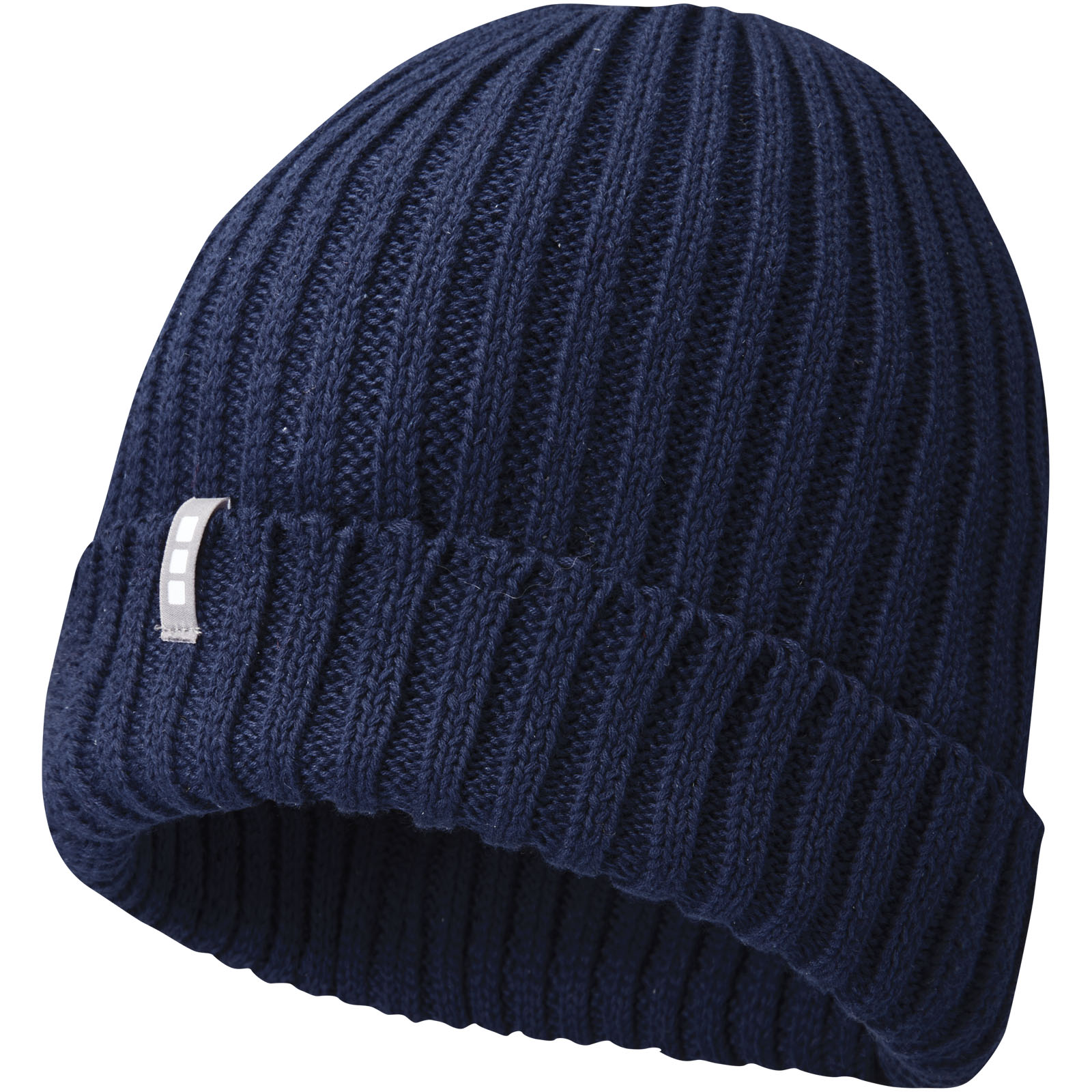Ives Strickmütze aus Bio Baumwolle navy
