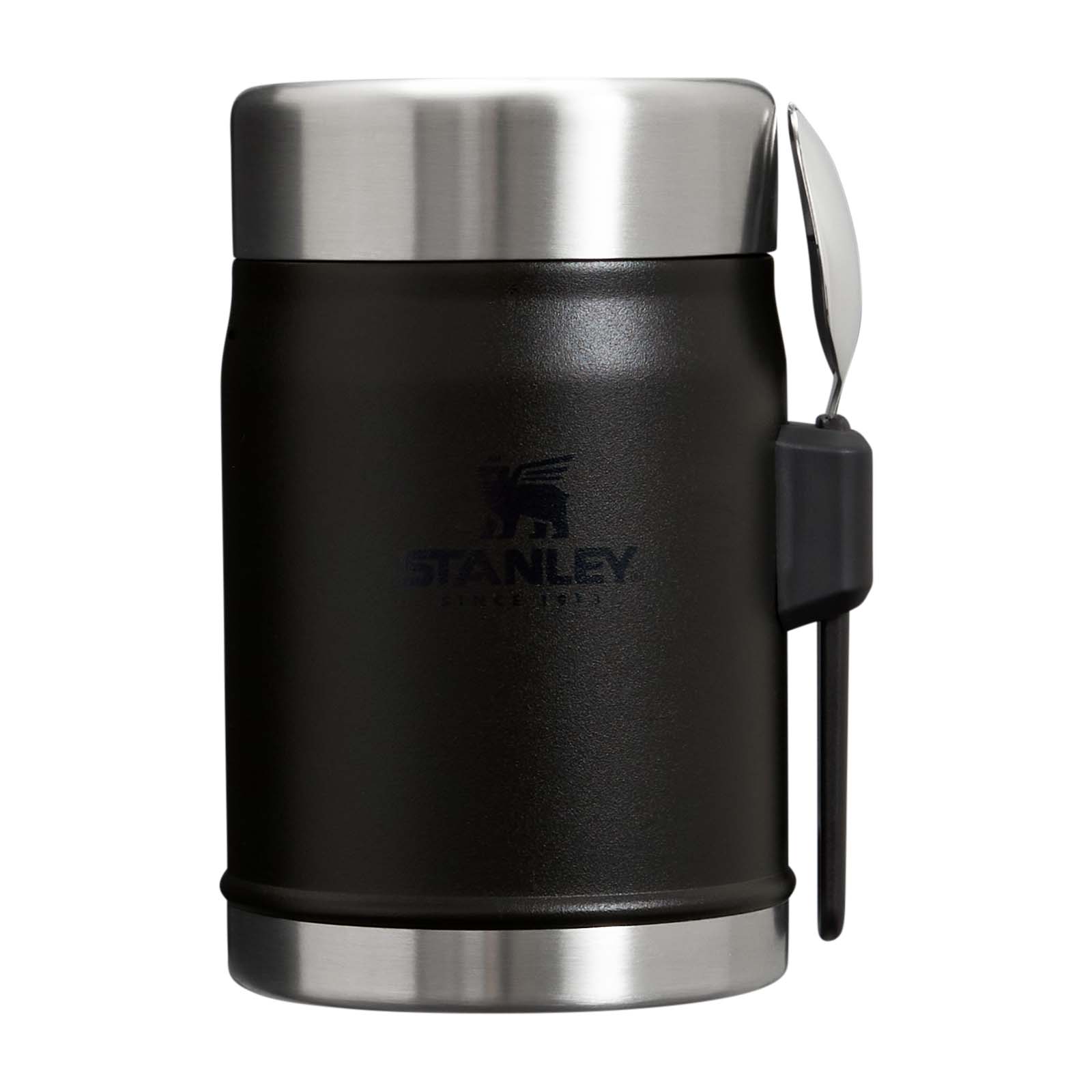 Stanley 400ml Legendary Food Jar Lunchpot mit Göffel mattschwarz