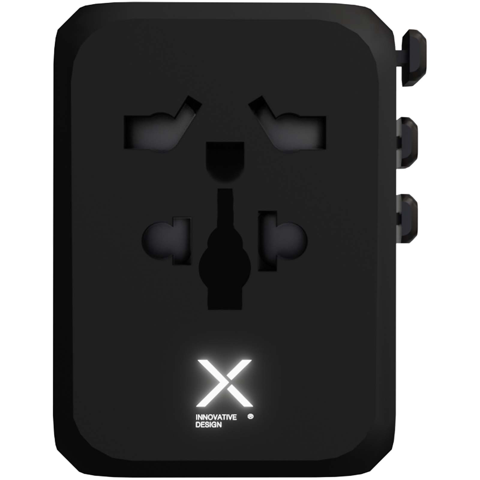 SCX.design T16 Universeller Reiseadapter schwarz