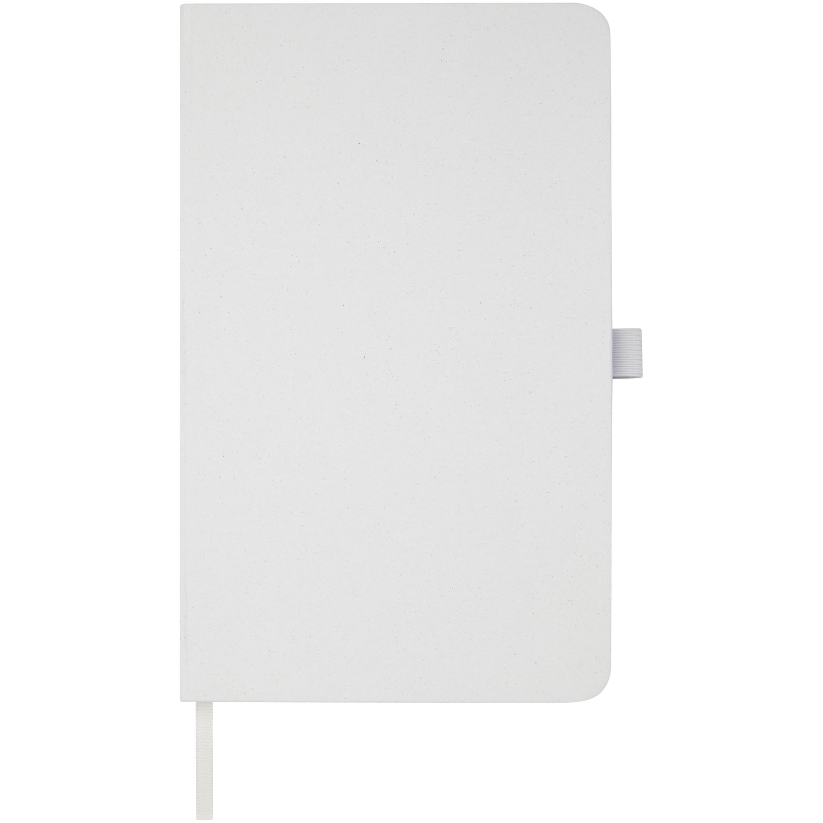 Fabianna Hardcover Notizbuch aus Crush-Papier weiss