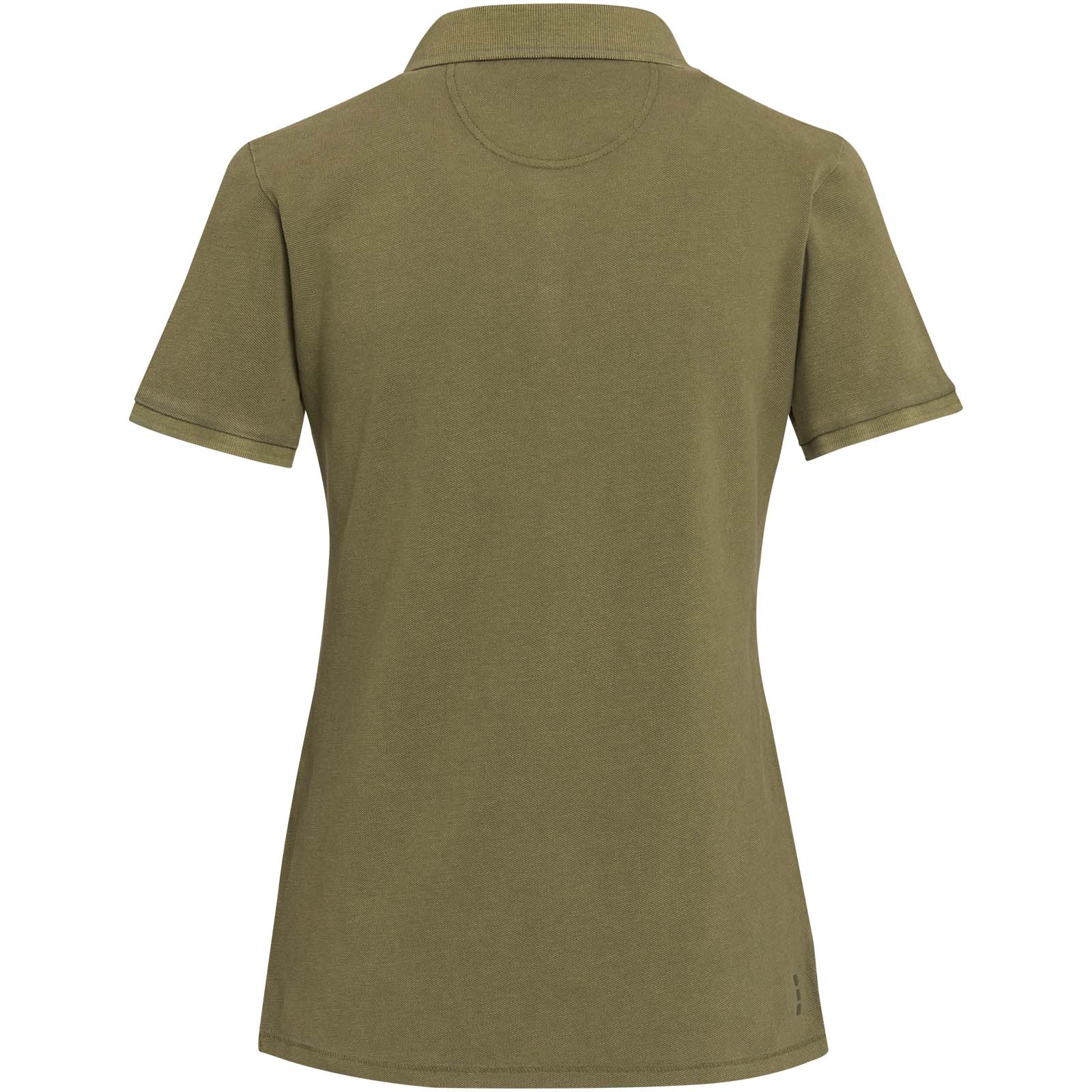 Calgary Poloshirt für Damen im Washed Look, 200 g/m2 waldgrün