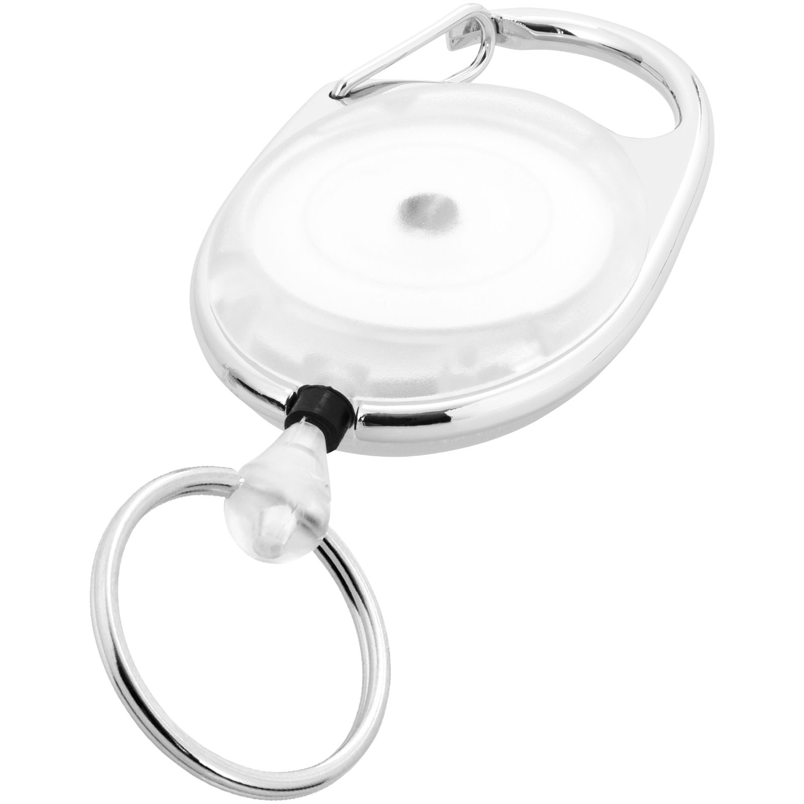 Gerlos Schlüsselkette mit Rollerclip weiss