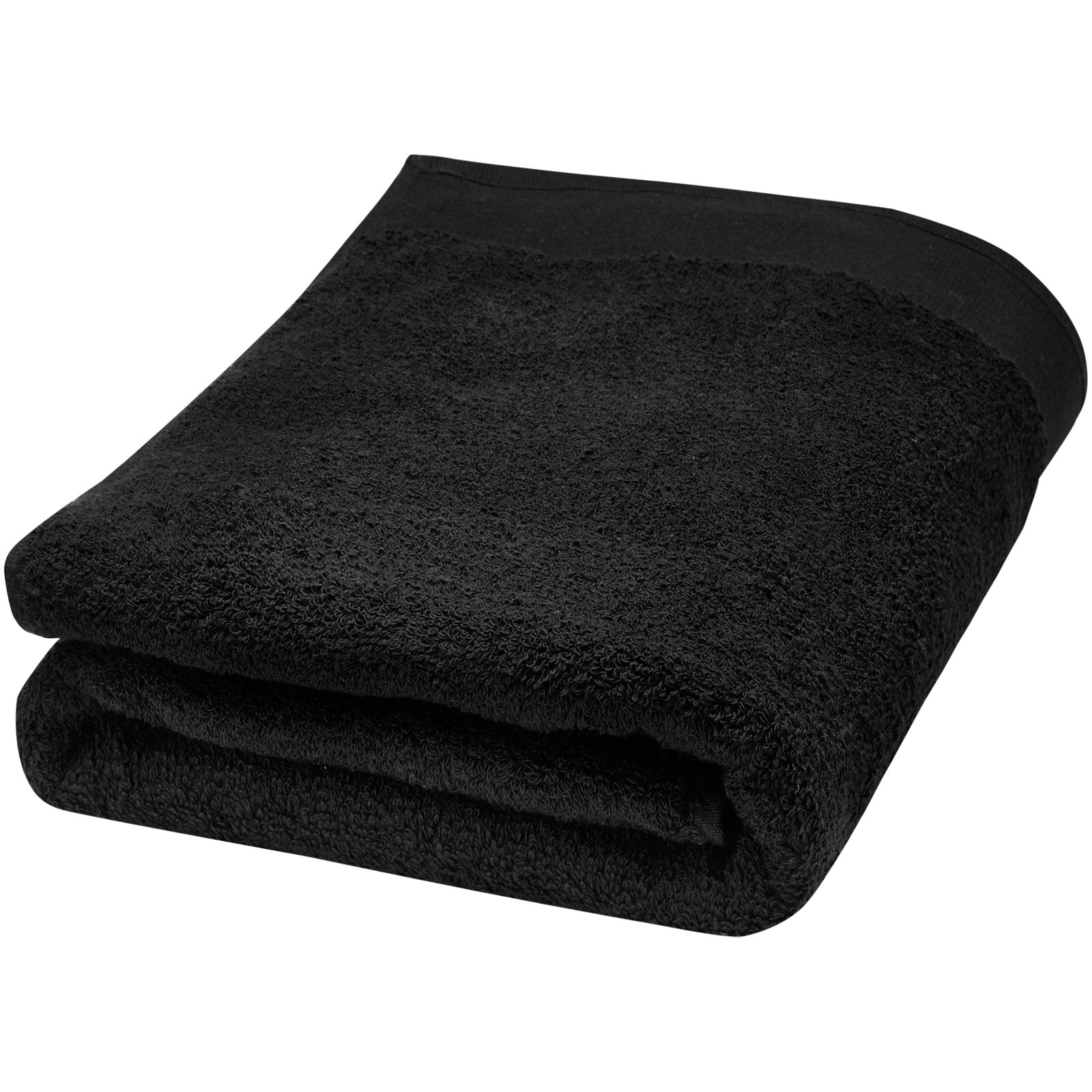Ellie 550 g/m² Baumwollhandtuch 70 x 140 cm schwarz