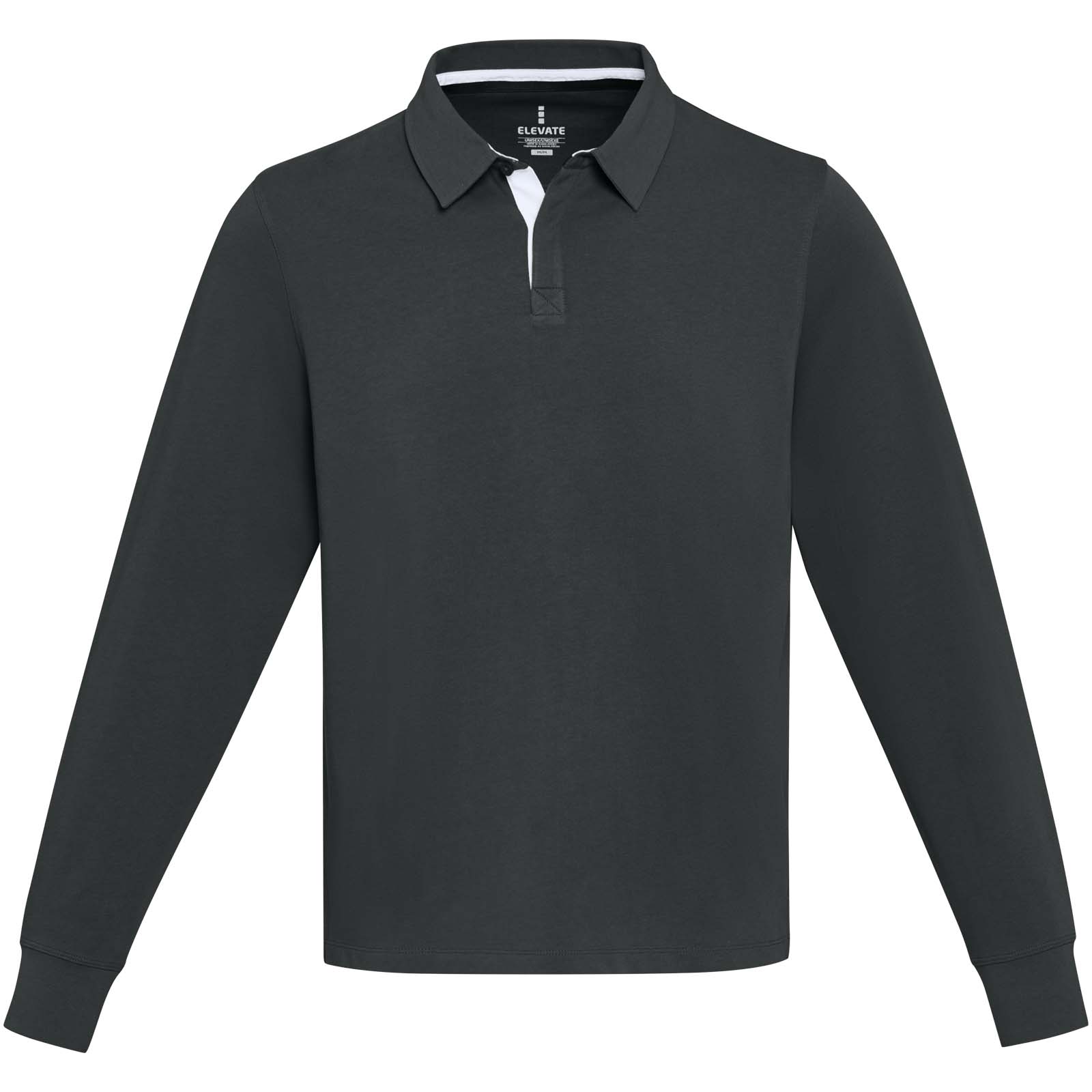 Clyde Rugby Polo Sweatshirt Unisex schwarz