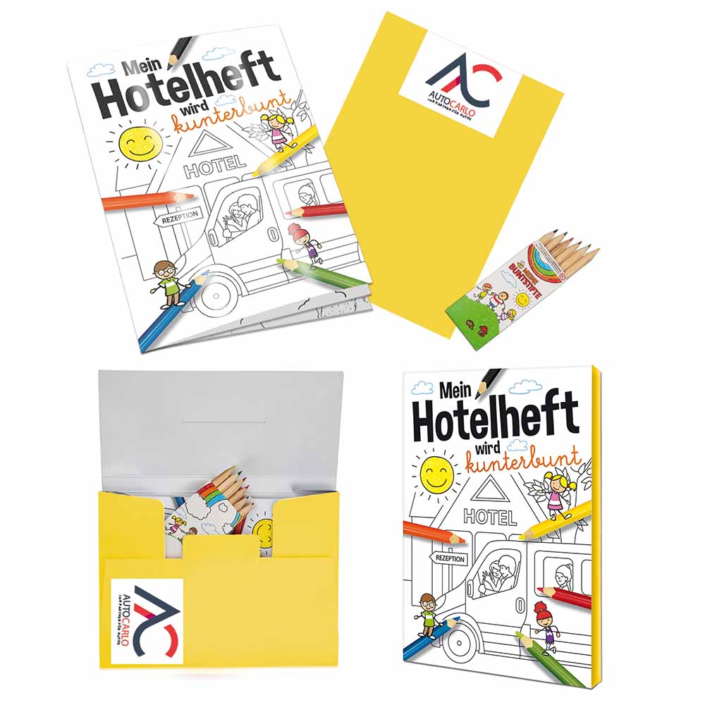 Malbuch / Mal-Set A6 - Hotel
