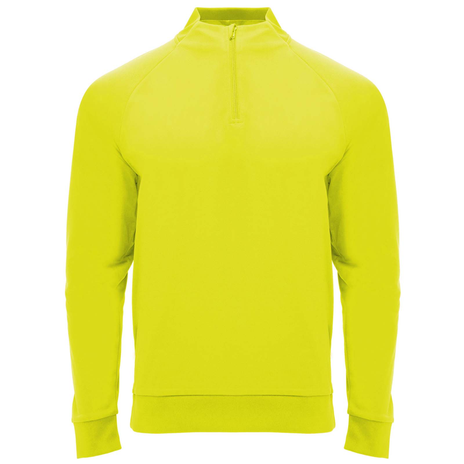 Epiro 200 g/m² Half-Zip Sweatshirt Unisex fluorgelb