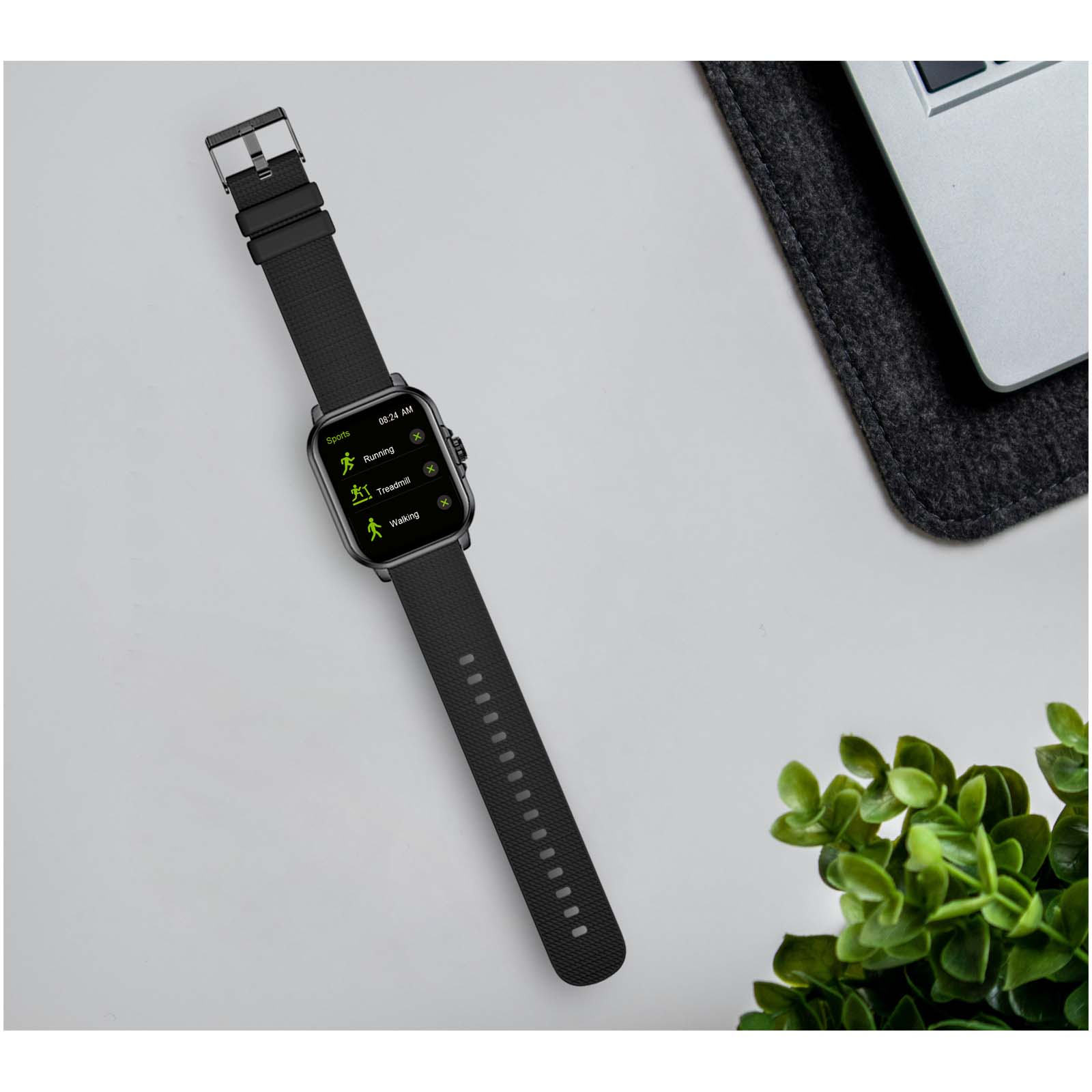 Prixton AT803 Activity Tracker mit Thermometer schwarz