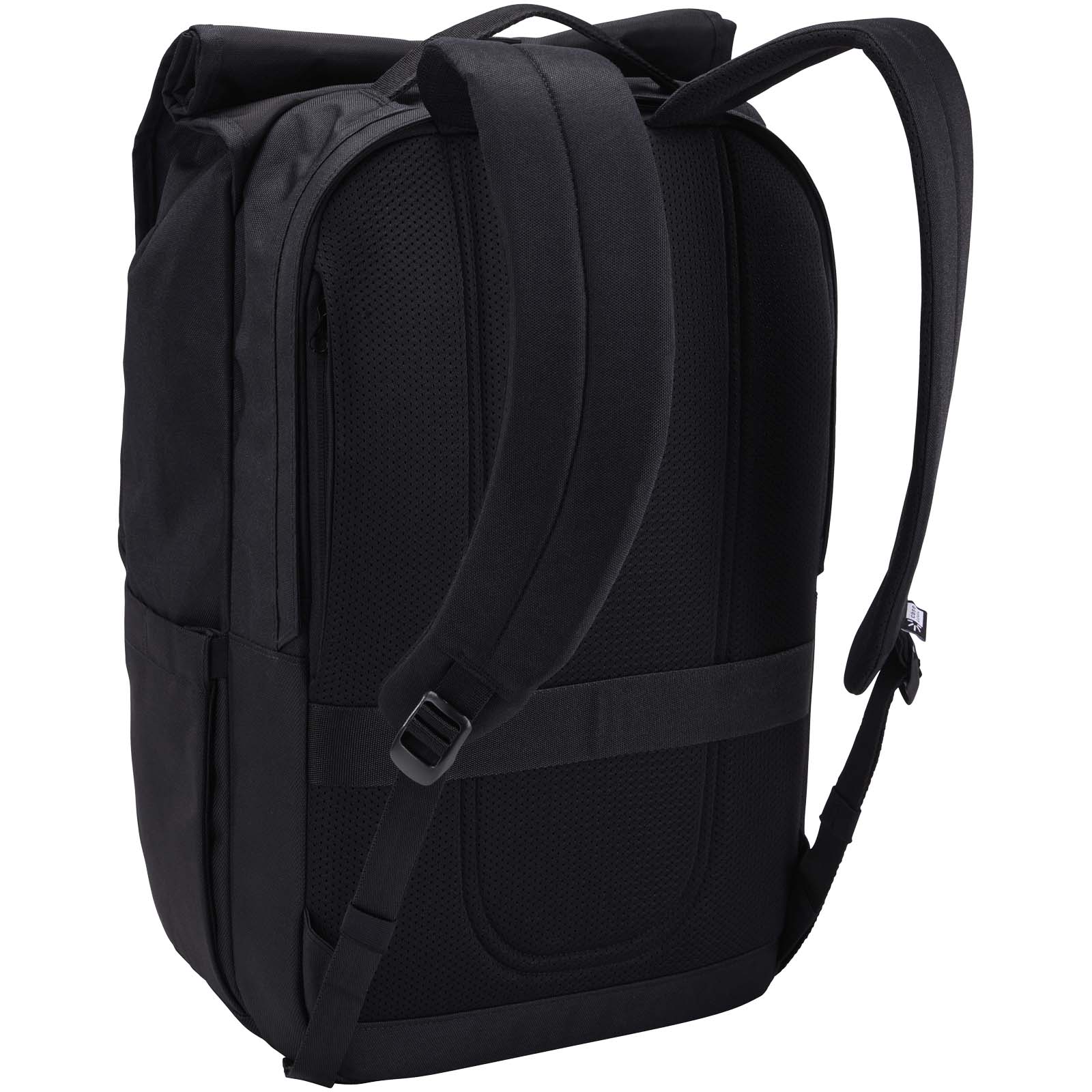 Case Logic Variate 17" erweiterbarer Rolltop Laptop Rucksack aus recyceltem Material schwarz
