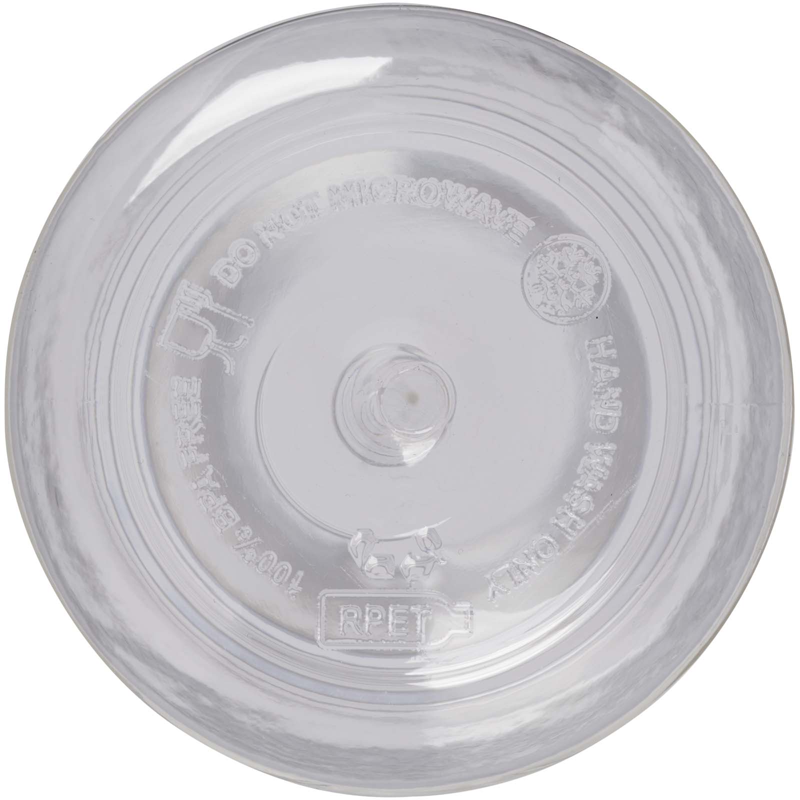 Illuminate 600 ml RPET-Wasserflasche weiss