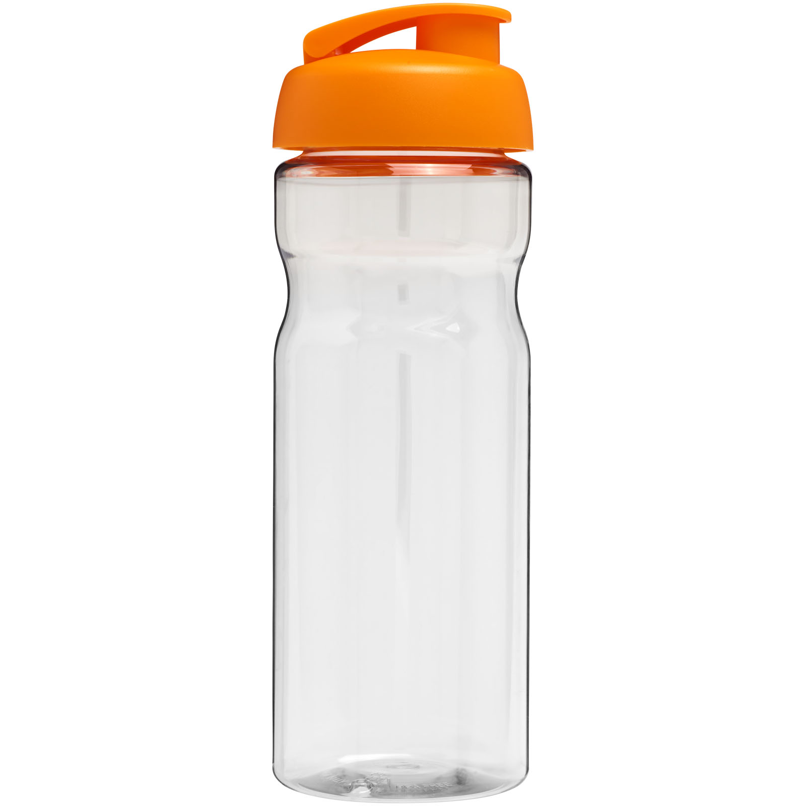 H2O Active® Base 650 ml Sportflasche mit Klappdeckel transparent, orange