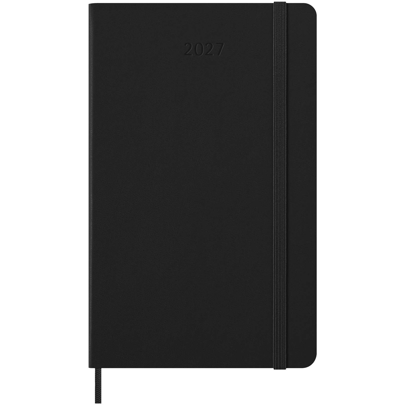 Moleskine Hardcover 12 Monate Wochenkalender L vertikal schwarz