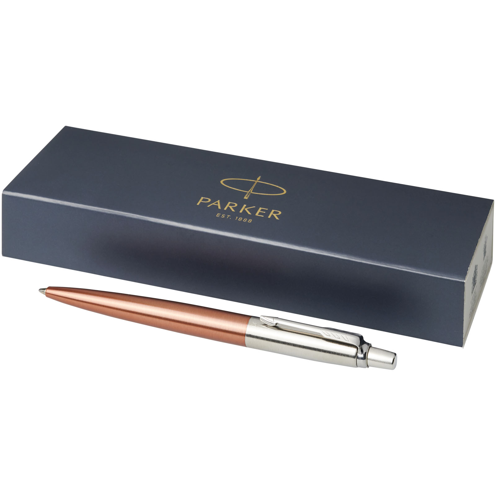 Parker Jotter Bond Street Kugelschreiber (blaue Mine) kupfer, silber