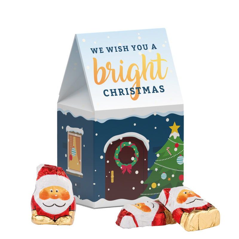 Standbodenbox, Lindt Minikugeln und Weihnachtsmann