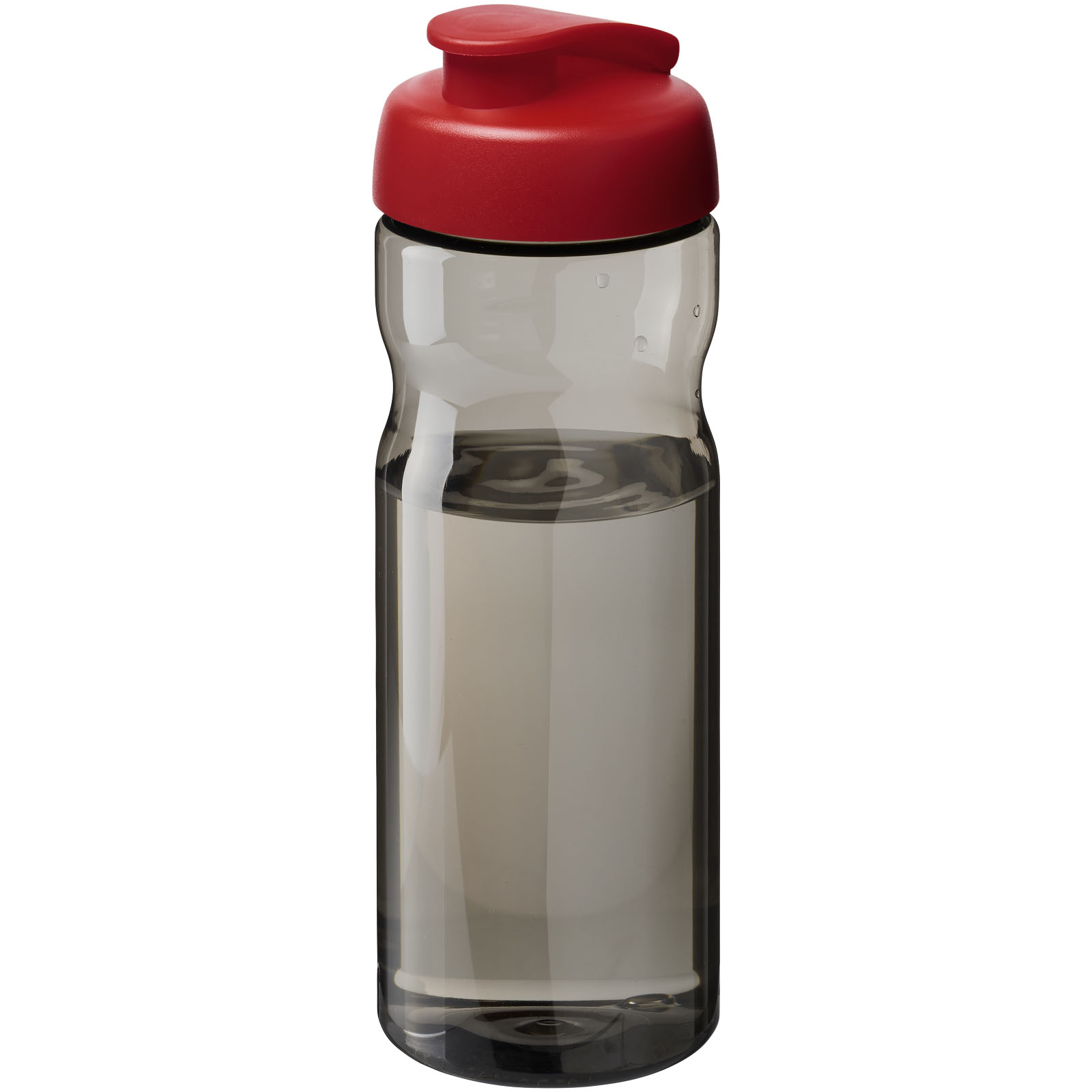 H2O Active® Base Tritan™ 650 ml Sportflasche mit Klappdeckel kohle, rot