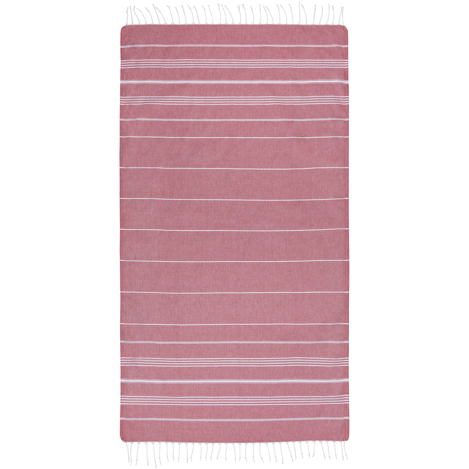 Anna 150 g/m² Hammam Baumwollhandtuch 100 × 180 cm rot