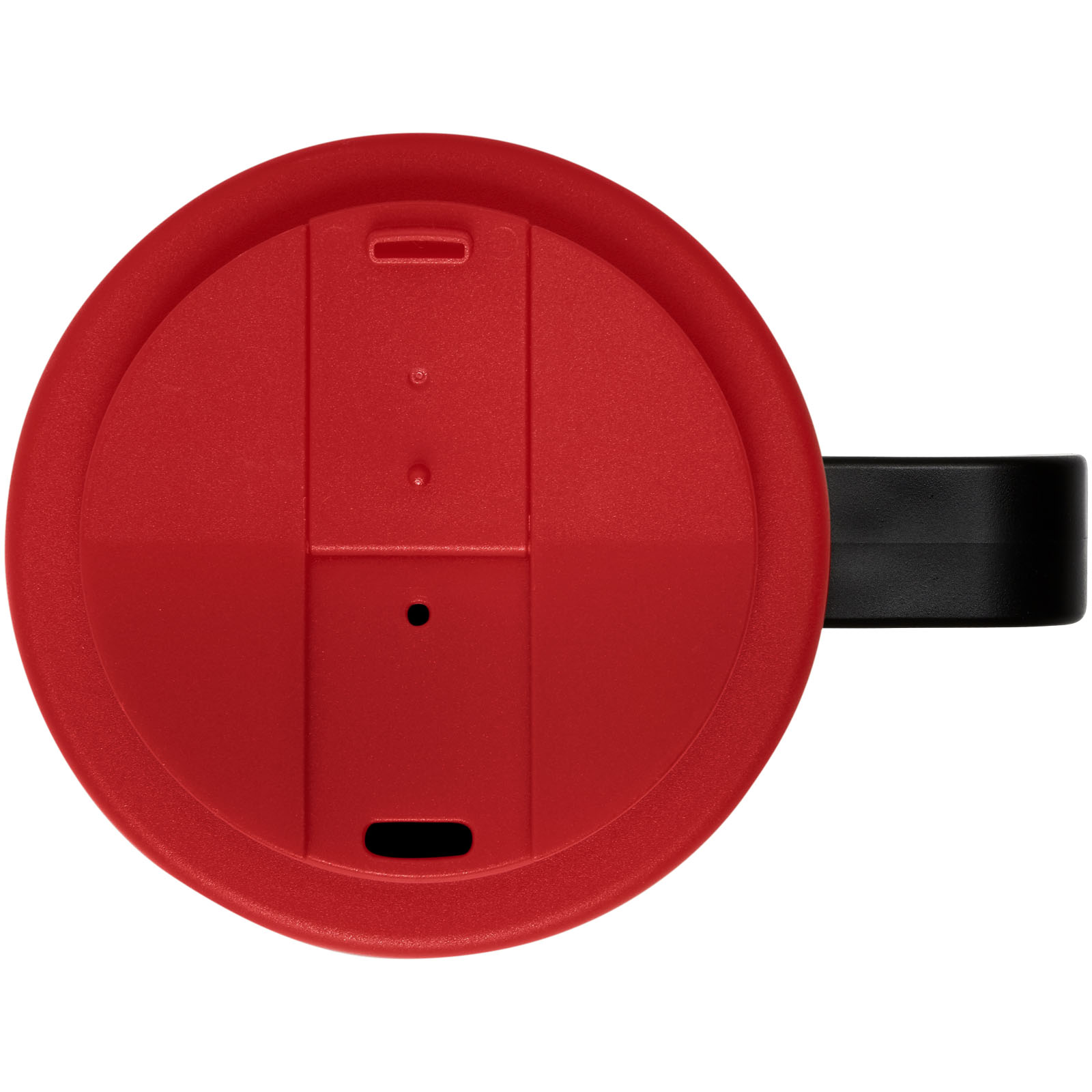 Brite-Ameriano® Grande 350 ml Isolierbecher mit auslaufsicherem Schraubverschluss schwarz, rot