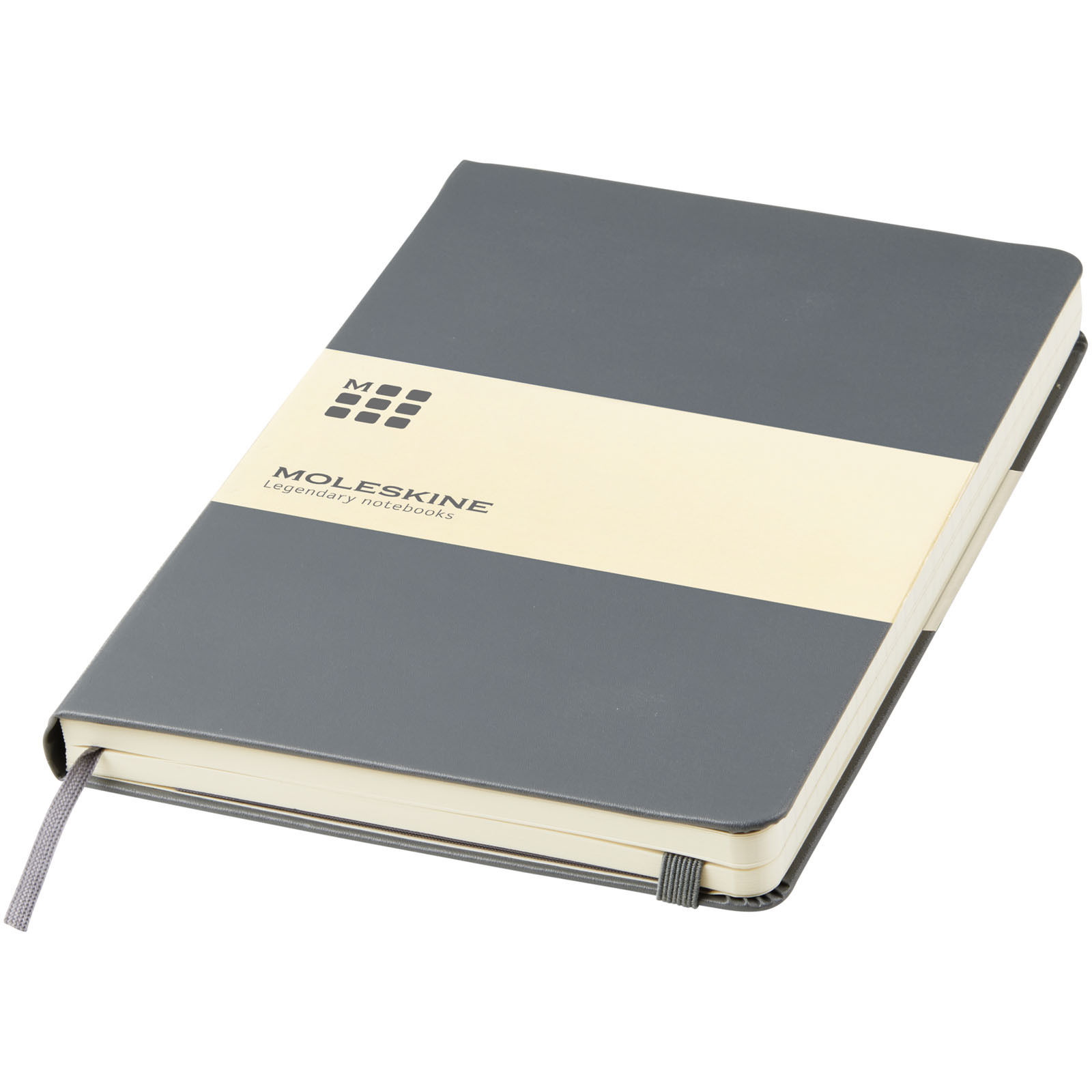 Moleskine Classic Hardcover Notizbuch L – liniert schiefergrau