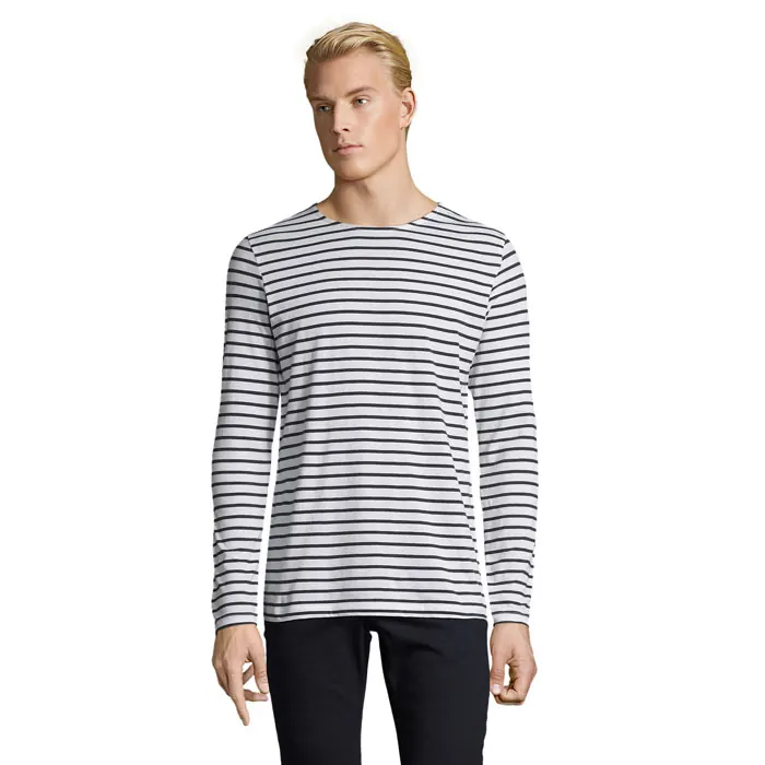MARINE MEN STRIPED T-SHIRT