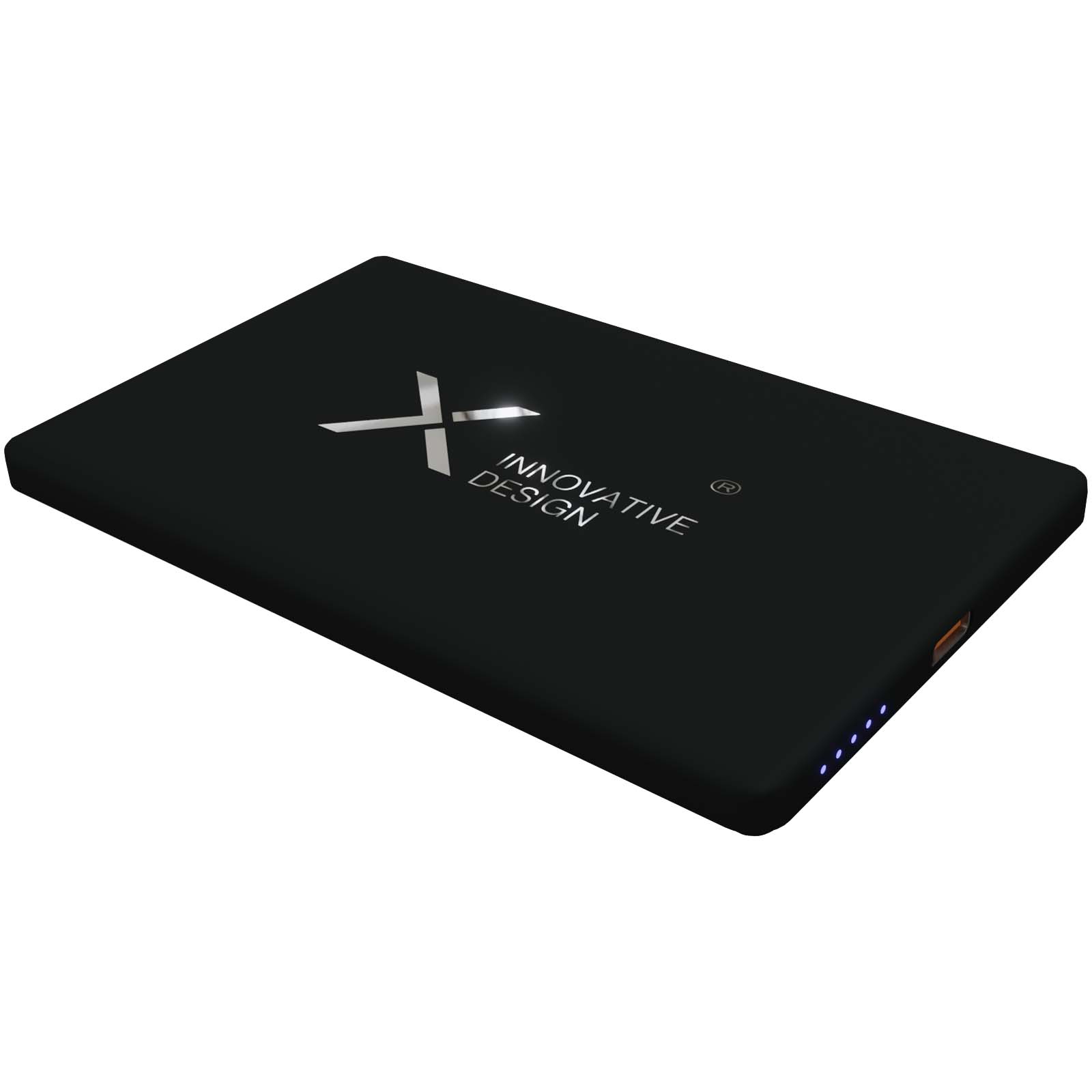 SCX.design P22 5000 mAh ultradünne, magnetische Powerbank schwarz
