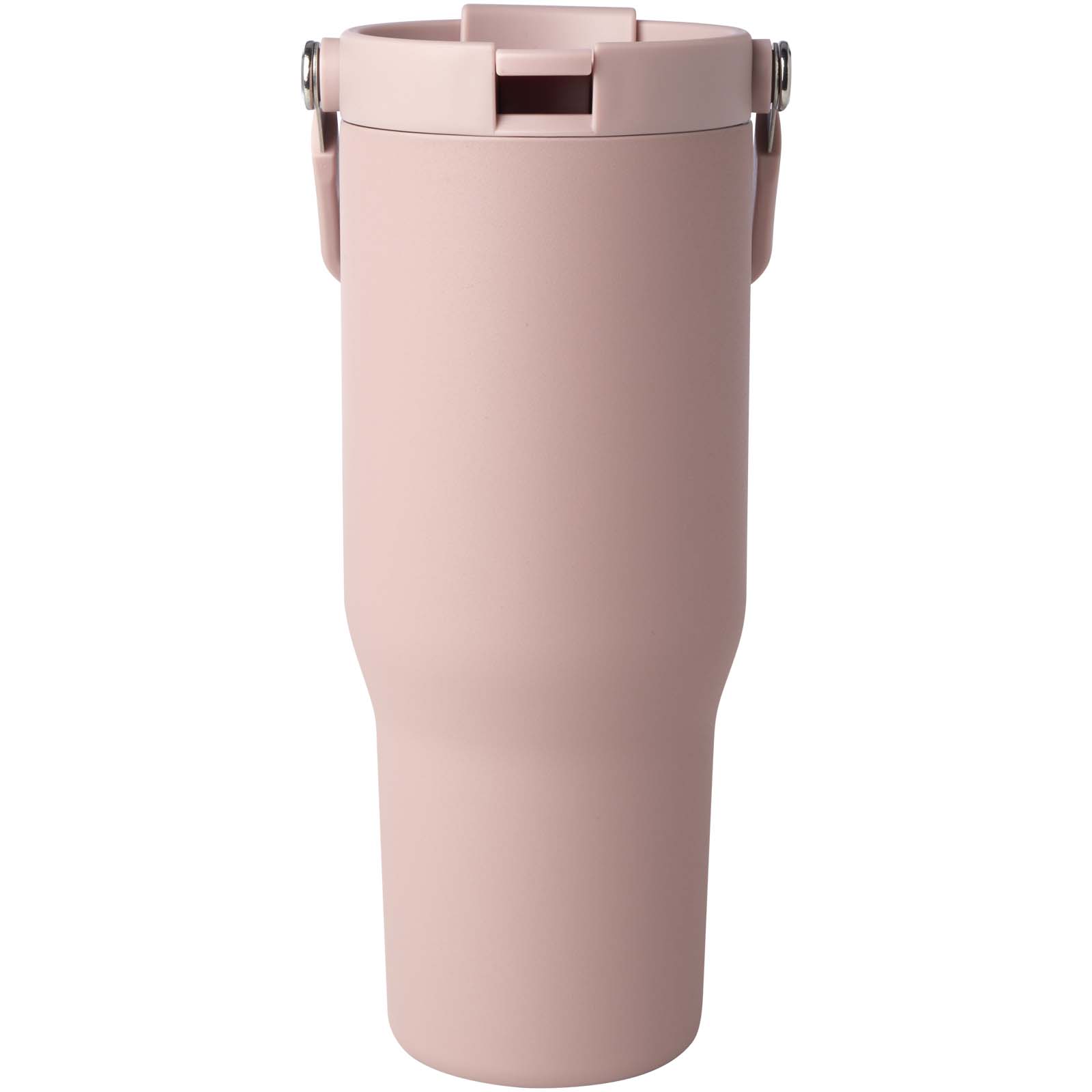 Bronx 900 ml RCS-zertifizierter Kupfer-Vakuum Isolierbecher aus Edelstahl mit Doppelfunktionsdeckel altrosa