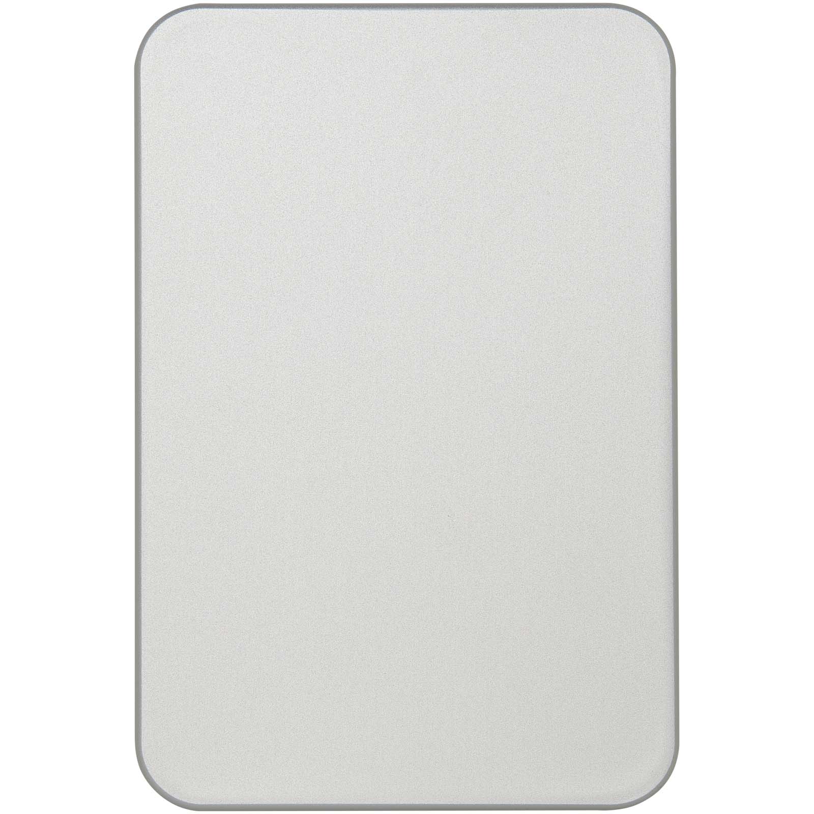 Avis 10.000 mAh RCS Powerbank aus recyceltem Aluminium mit Magnetfunktion silber