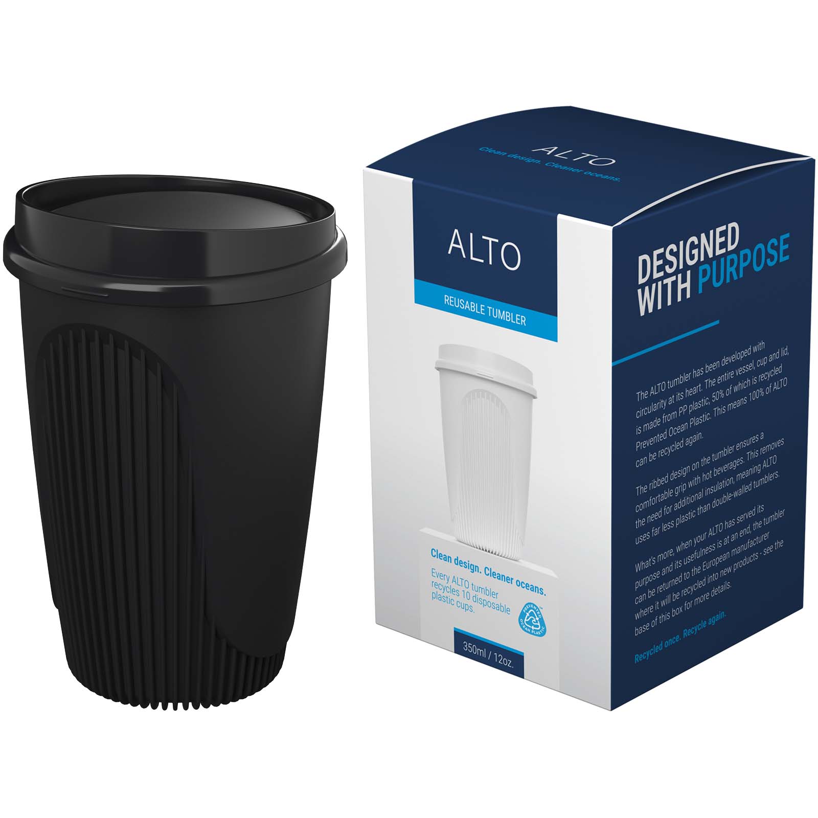 Alto POP 350 ml Becher schwarz