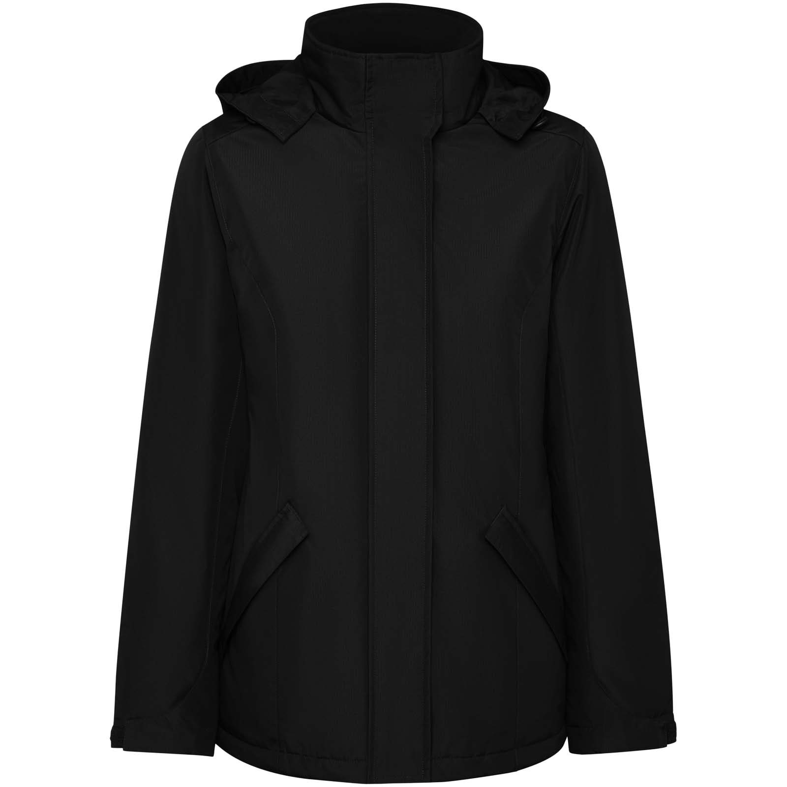 America wattierter Parka für Damen schwarz