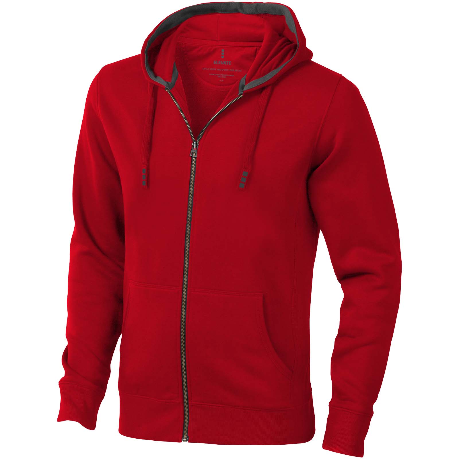 Arora 300 g/m² Kapuzensweatjacke Unisex rot