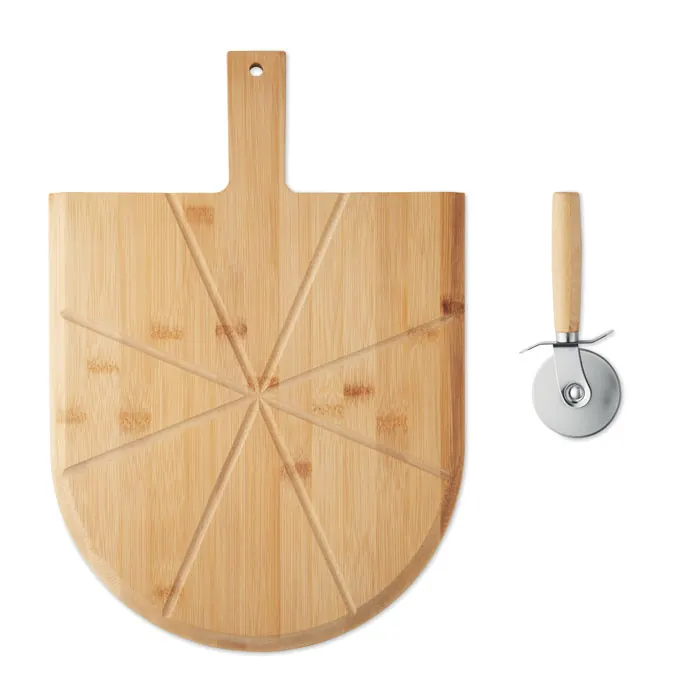Pizza-Set Bambus
