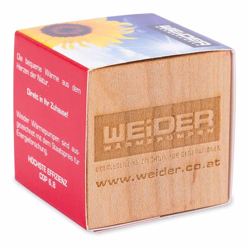 Pflanz-Holz Magnet mit Samen