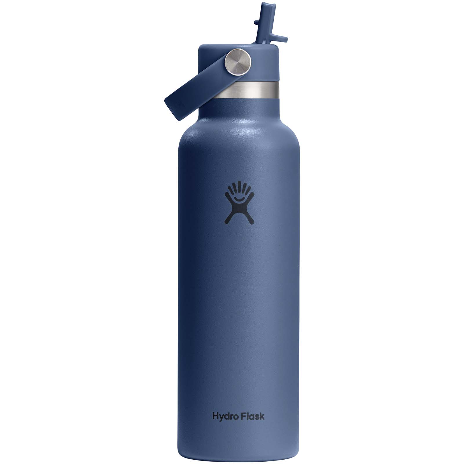 Hydra Flask Standard Mouth 621 ml isolierte Edelstahl-Trinkflasche mittelblau