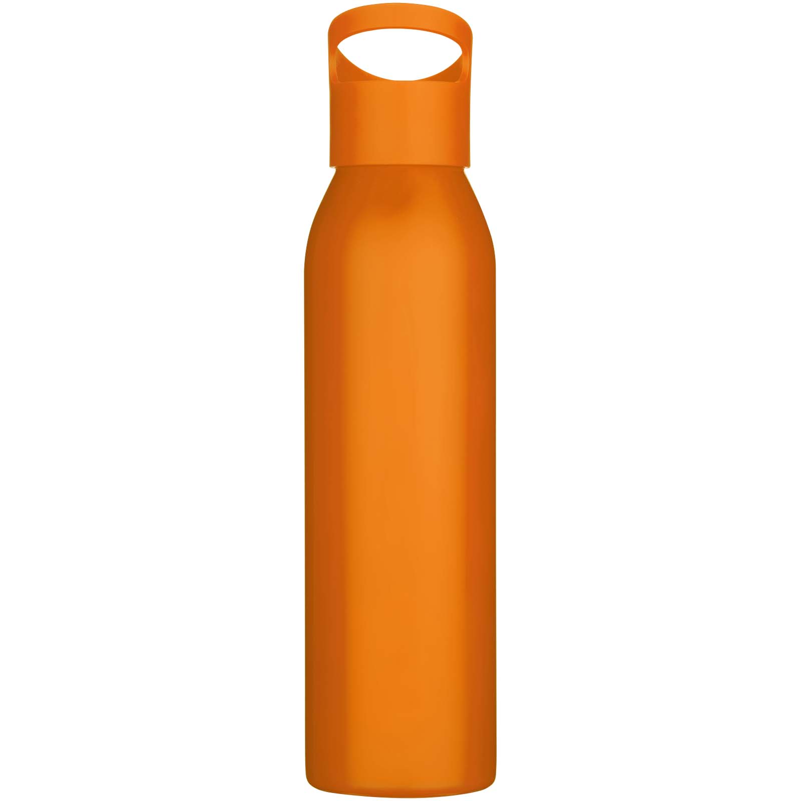 Sky 650 ml RCS-zertifizierte, einwandige Trinkflasche aus recyceltem Edelstahl orange