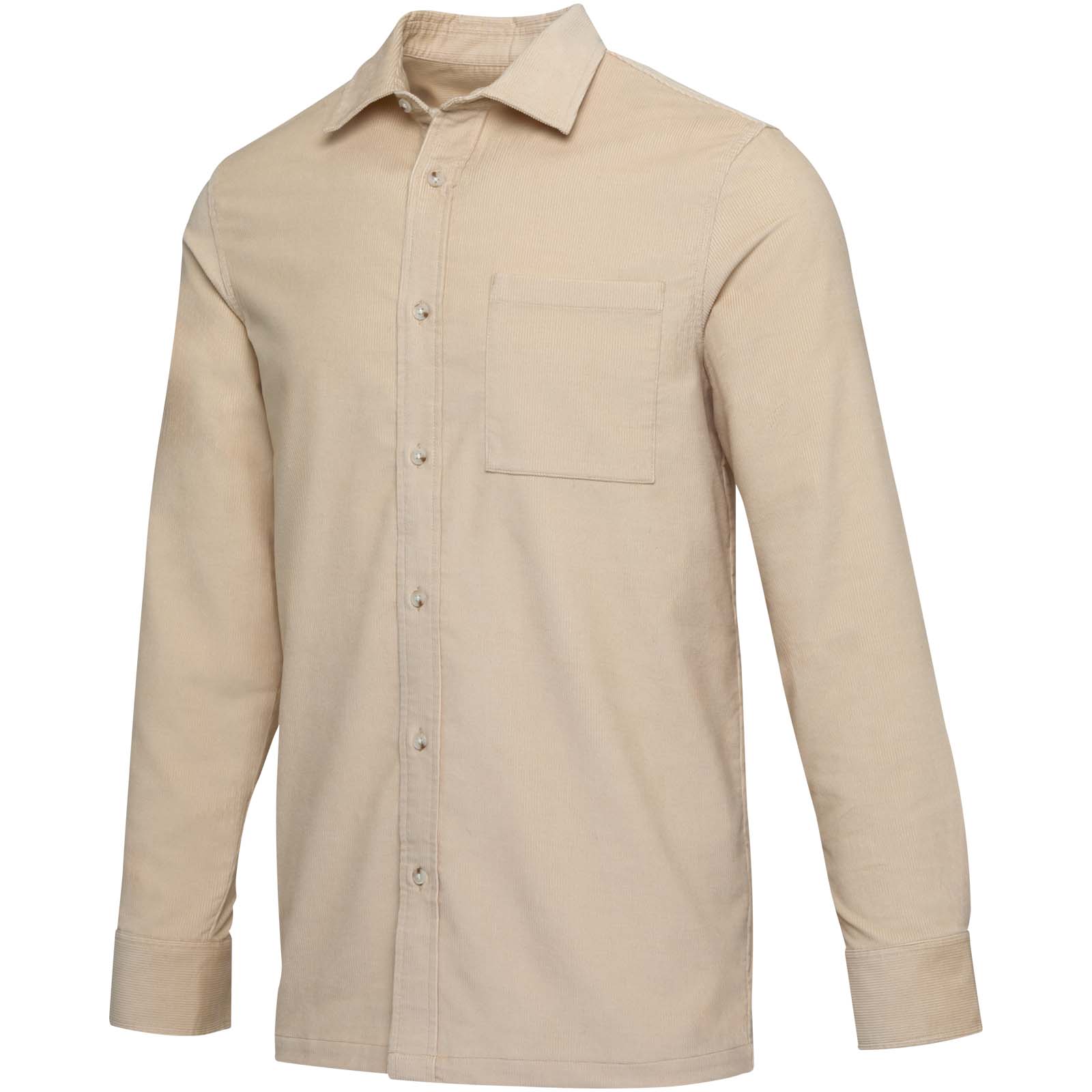 Alum 252 g/m² Hemd aus Cord Unisex oatmeal