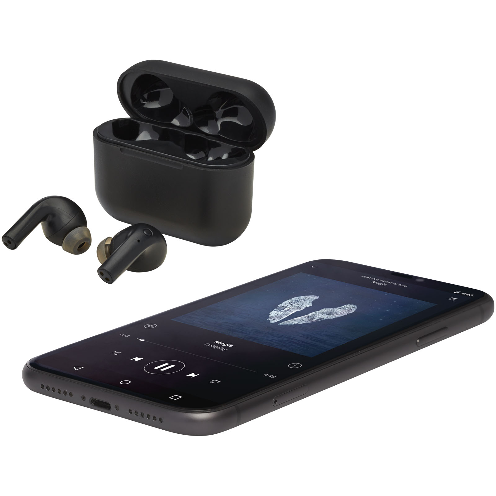 Braavos 2 True Wireless Auto-Pair-Ohrhörer schwarz