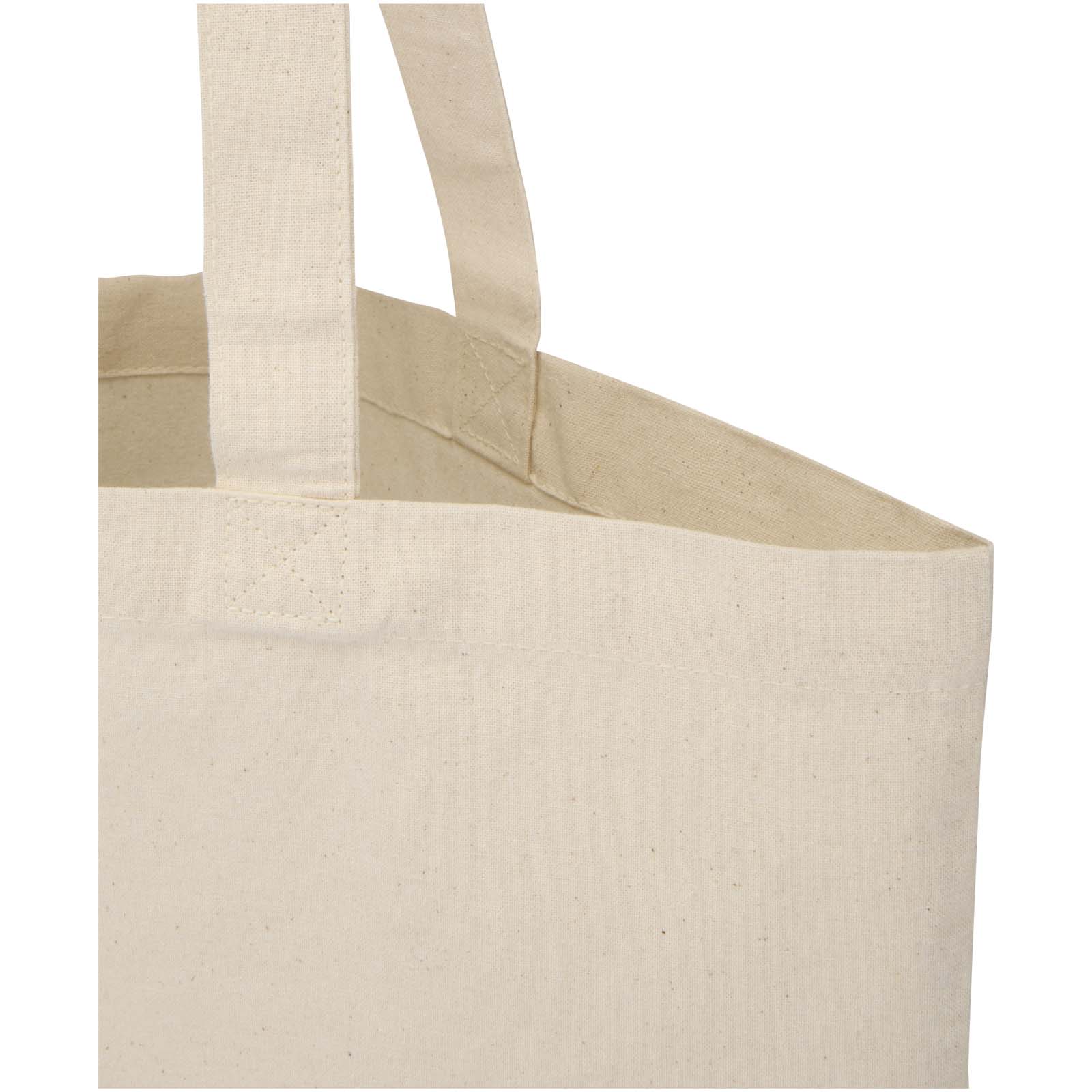 Peru Blend 180 g/m² Tragetasche aus GRS recycelter Baumwolle 7L natur