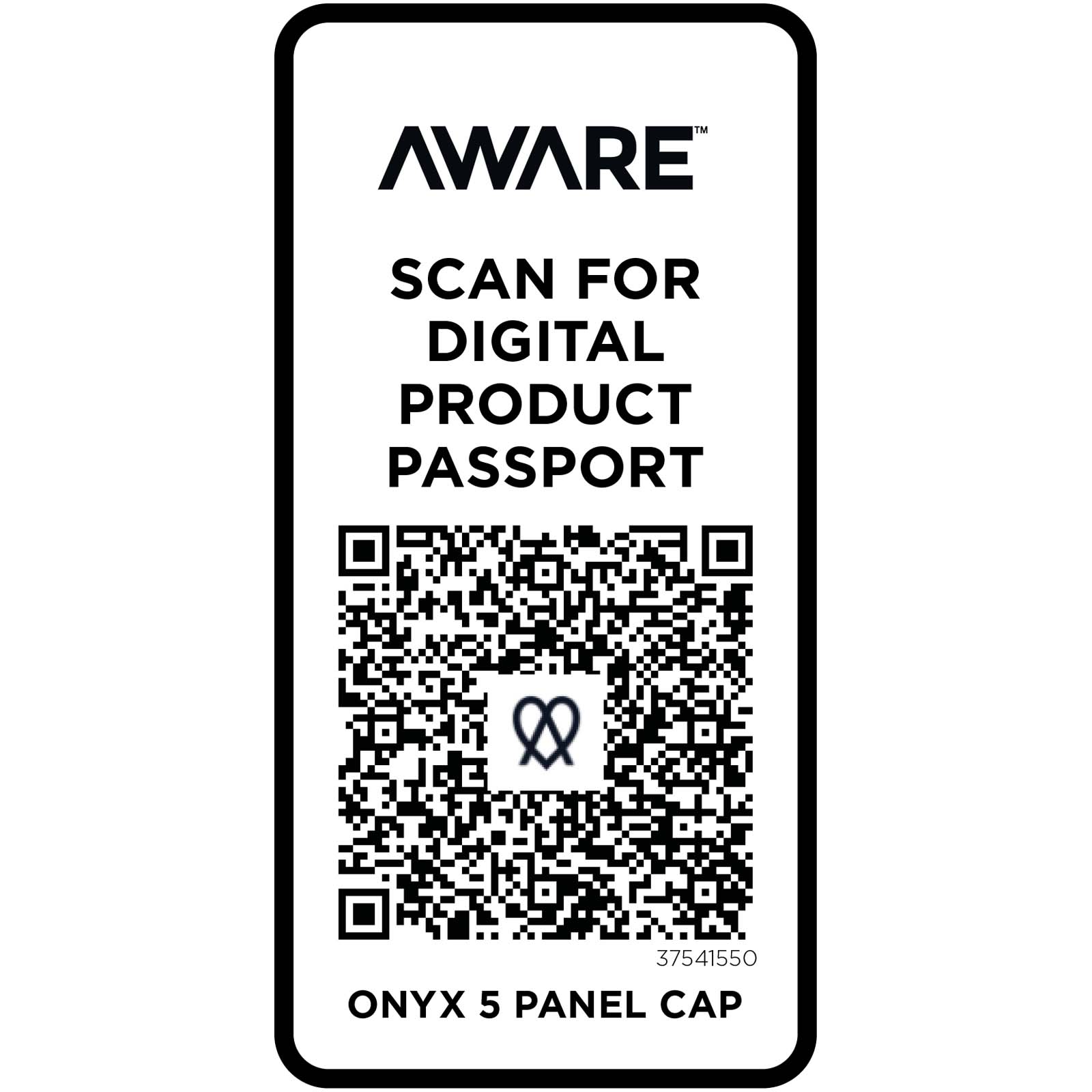 Onyx 240 g/m² 5 Segmenten Aware™ recycelte Kappe navy