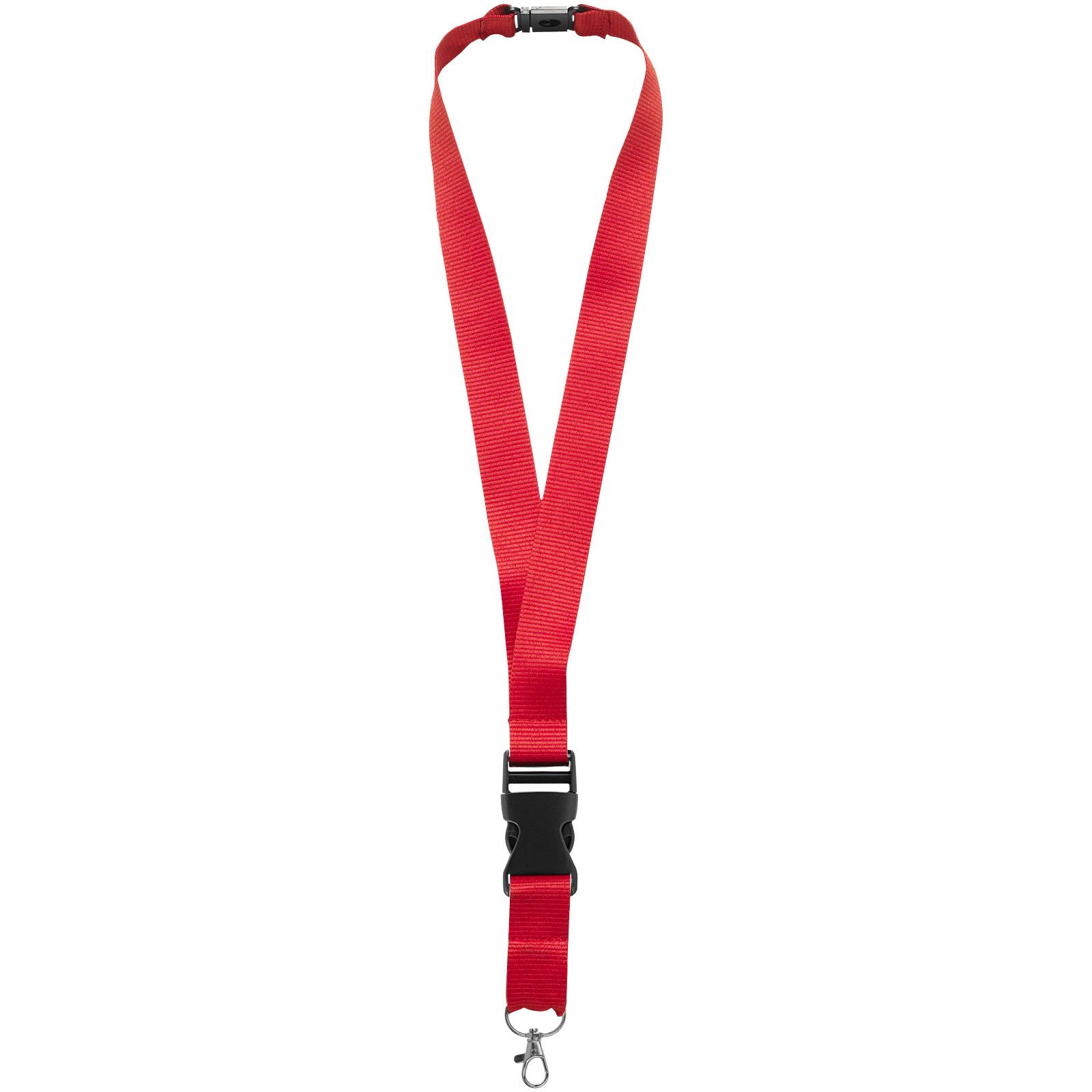 Yogi Lanyard mit Sicherheitsverschluss rot
