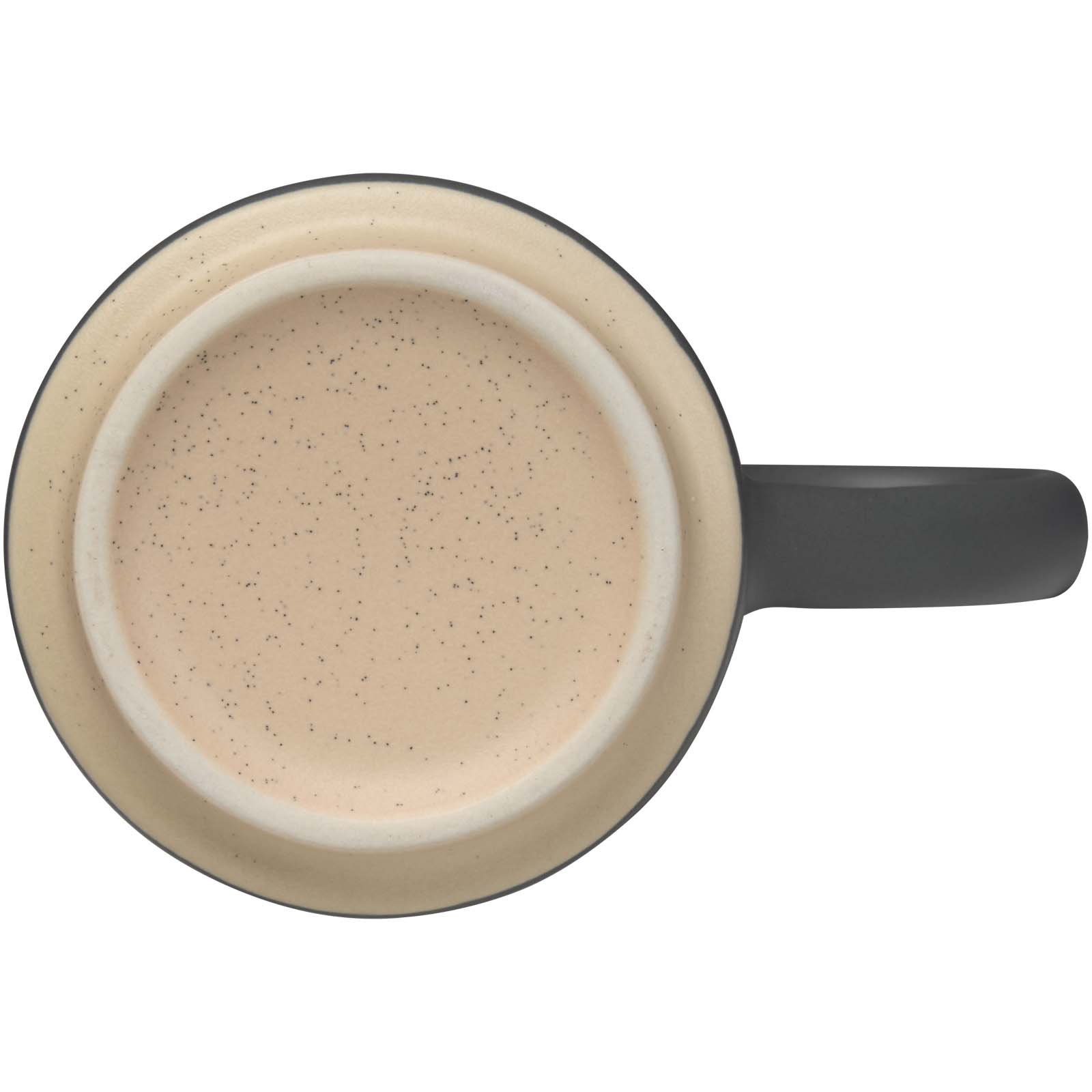 Camilla stapelbarer Keramikbecher, 180 ml, mit matter Oberfläche grau