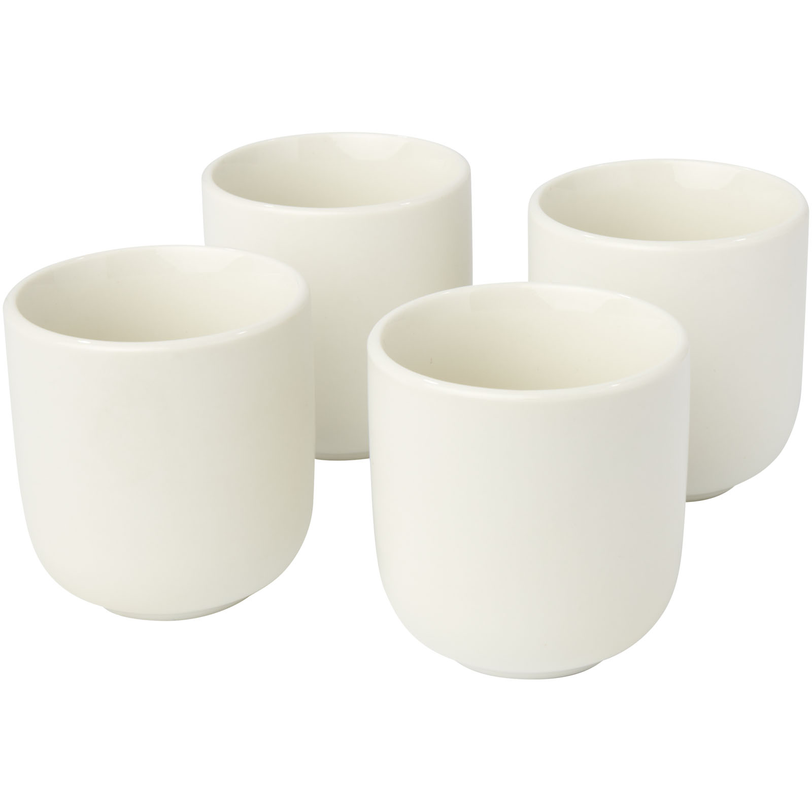 Male Espressotassen 4-teilig 90 ml weiss