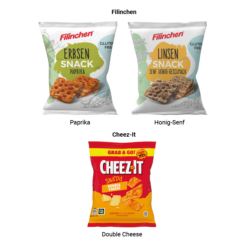Trikot Box M, Filinchen Erbsen Snack Paprika