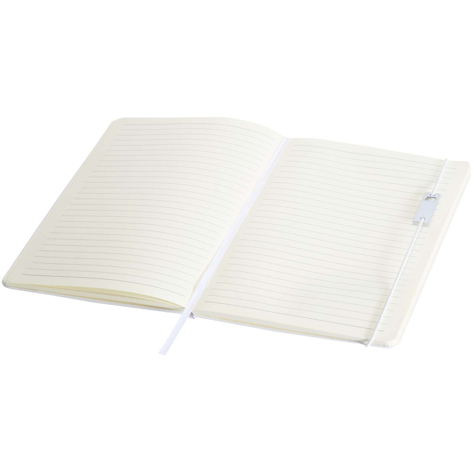 Legato Elegance A5 Hardcover Notizbuch mit Tintenroller Set weiß-primär, schwarz