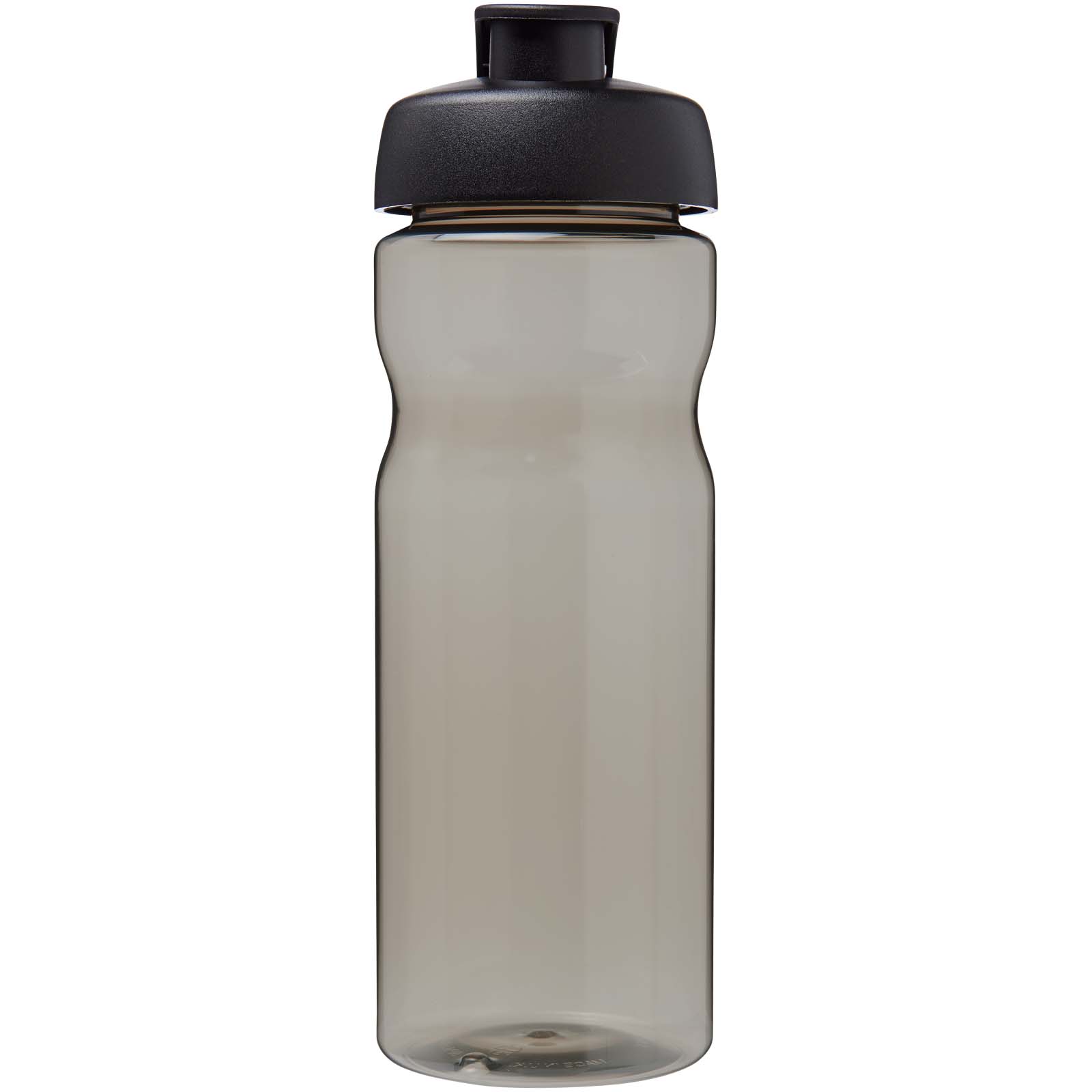 H2O Active® Eco POP Base 650 ml Sportflasche mit Klappdeckel charcoal, schwarz