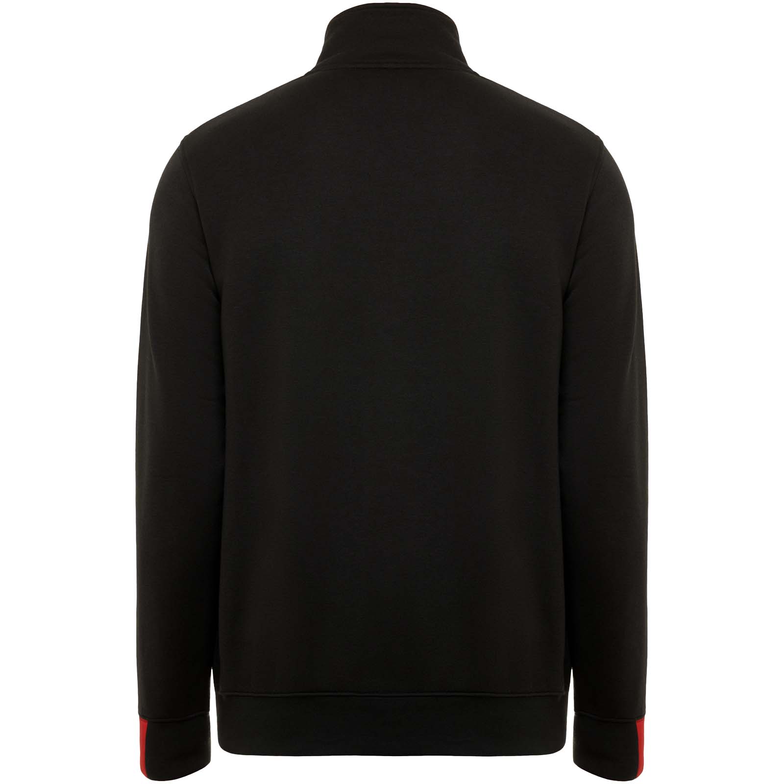 Maverick Pullover für Herren mit halbem Reißverschluss, 280 g/m2 schwarz, rot