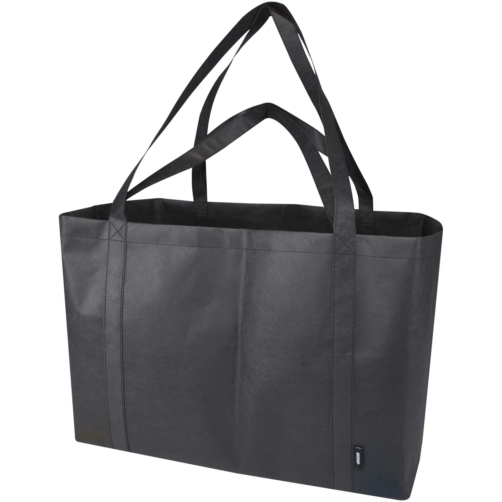 Jumbo Extra große Tragetasche aus recyceltem GRS Non Woven 65 L schwarz