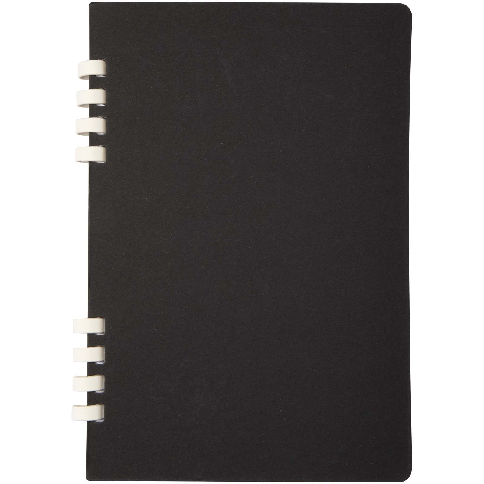 Fil A5 Hardcover RCS recyceltes Spiralnotizbuch schwarz