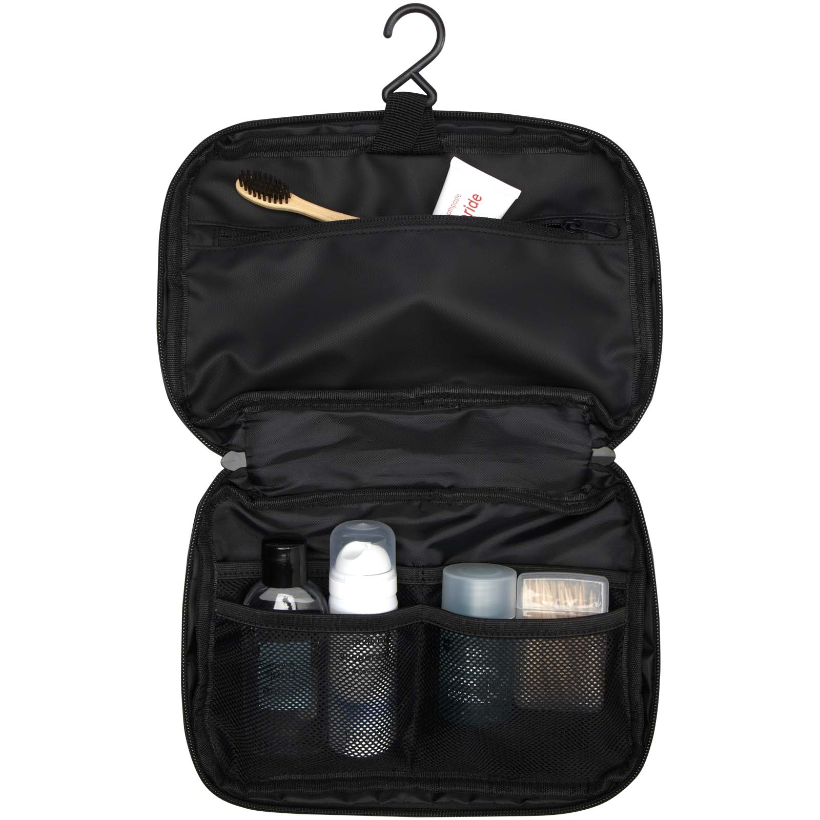Roam GRS recycelte modulare Kulturtasche schwarz