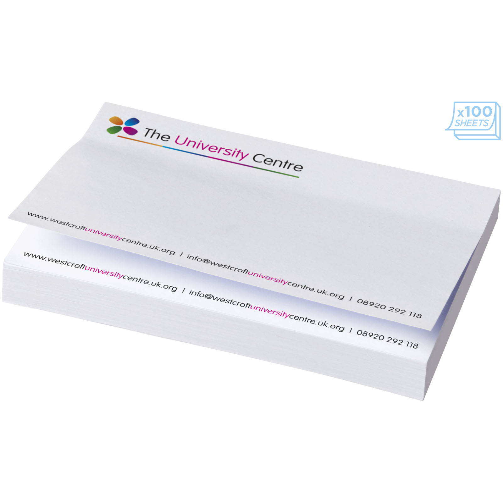 Sticky-Mate® Haftnotizen 150 x 100 mm weiss