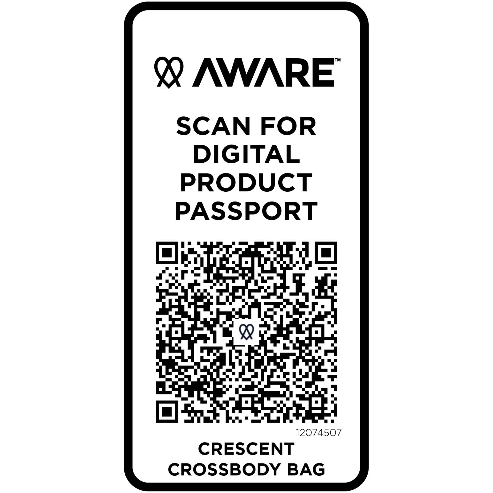 Trace 500 g/m² Aware™ recycelte Umhängetasche oatmeal