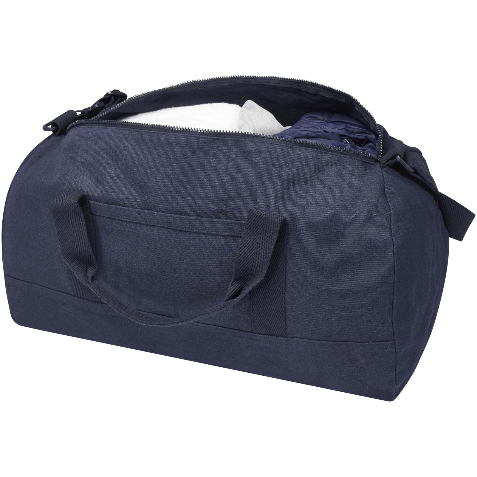 Trace 500 g/m² Aware™ recycelte Reisetasche 50 L navy